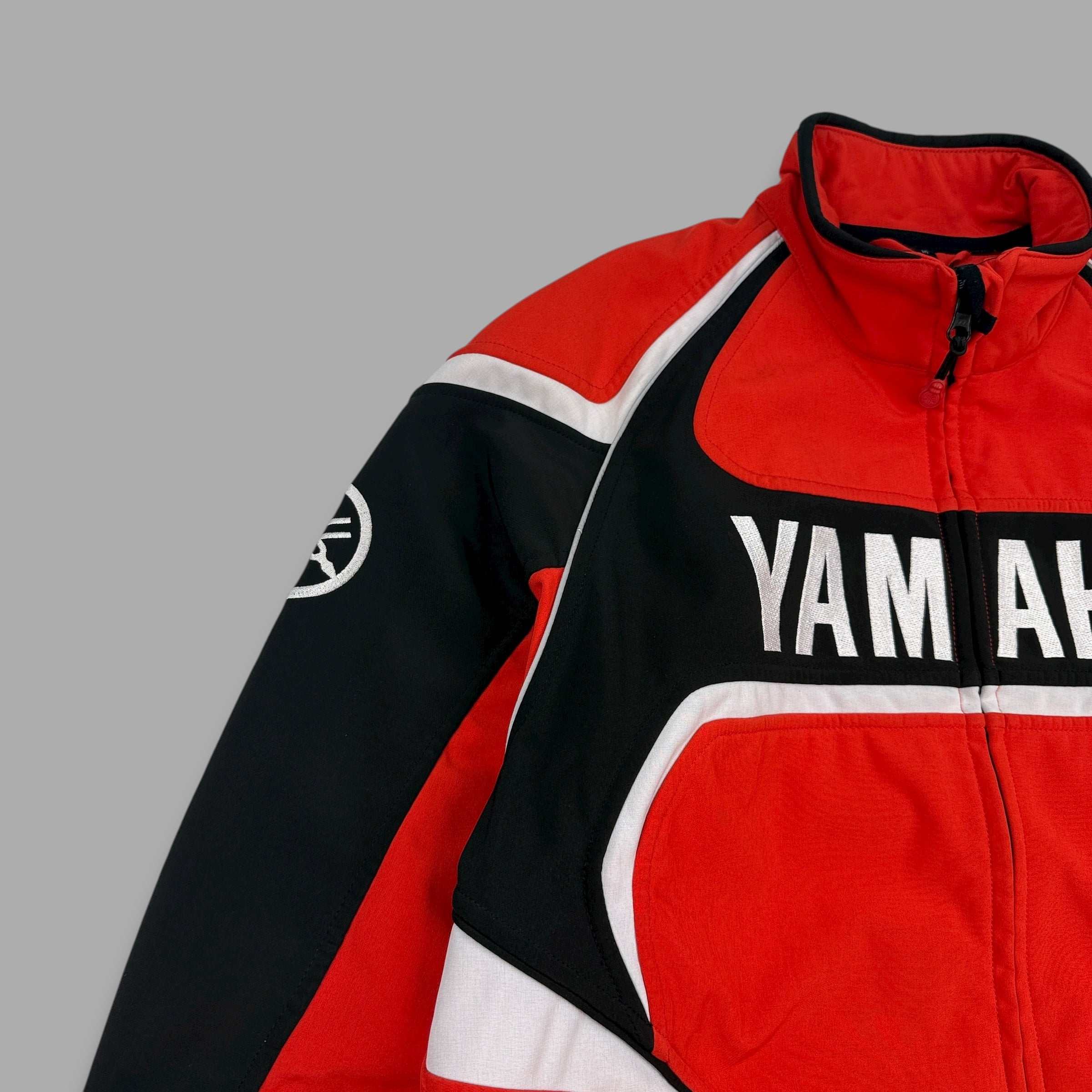 Yamaha 2000's technical softshell embroidered spellout jacket (M)