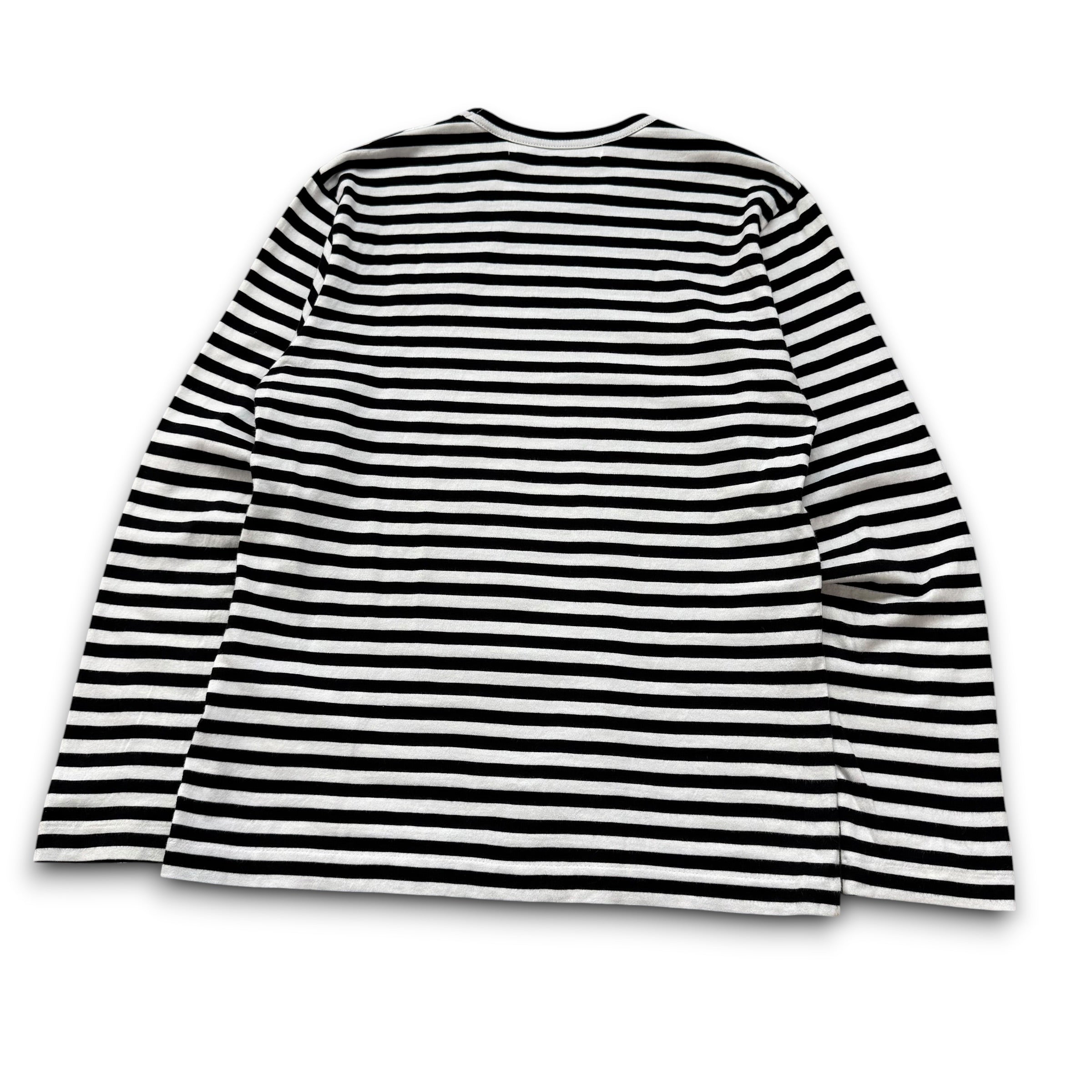 Comme des garçons 2000's horizontal stripe play long sleeve (S)