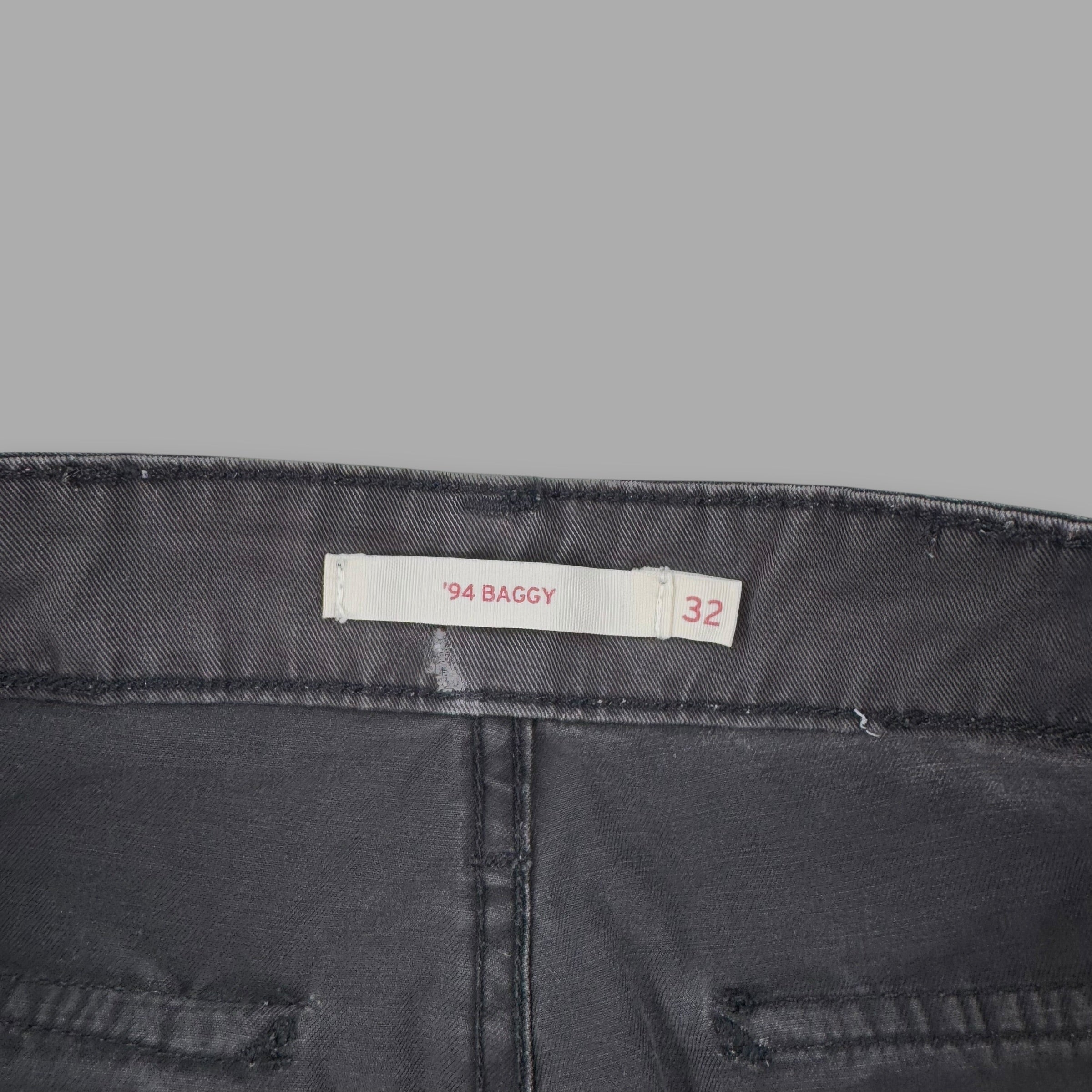Levi's 2000's technical baggy wide leg cuffed cargo bottoms (M)