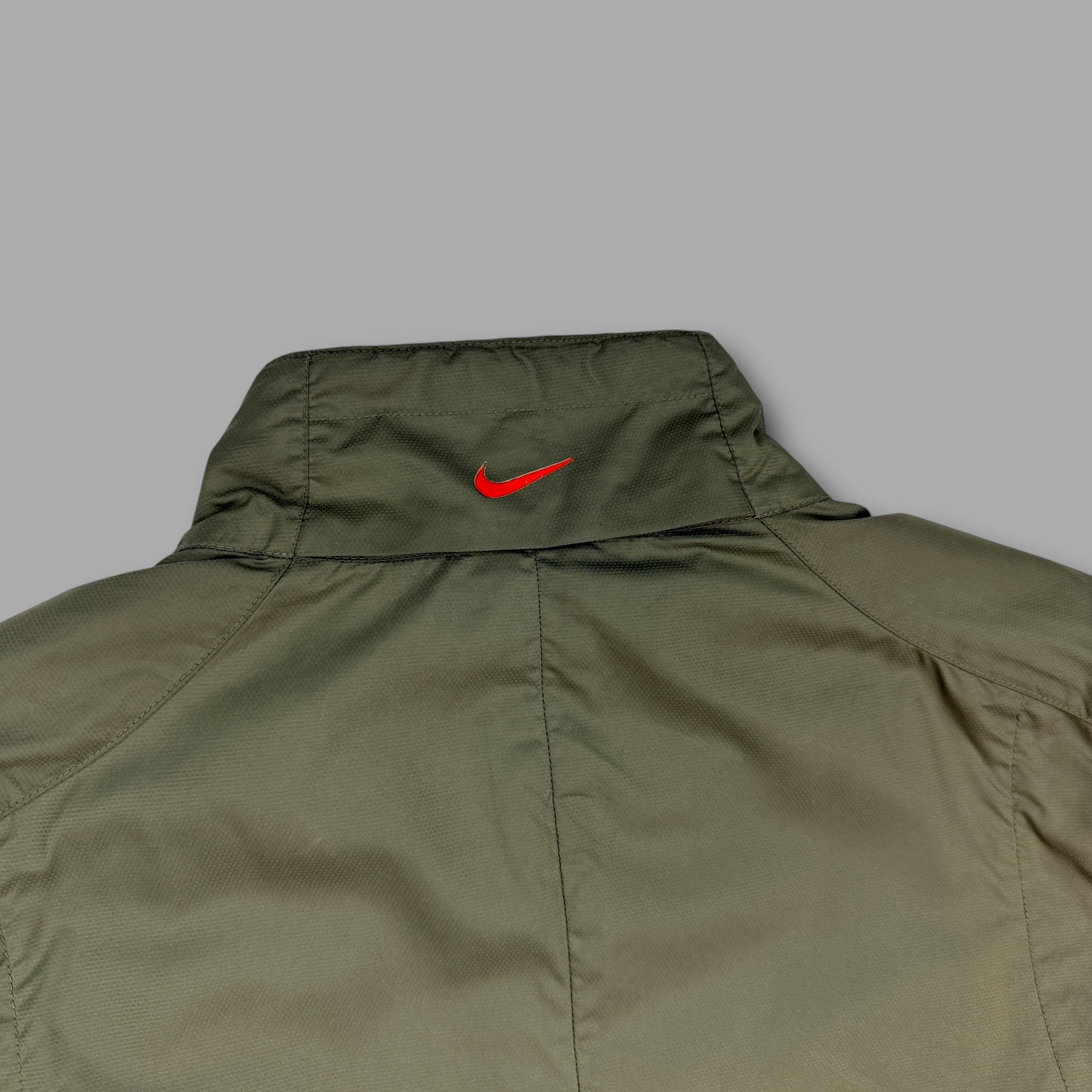 Nike fit+ 2000's technical vented panelled track jacket (S)