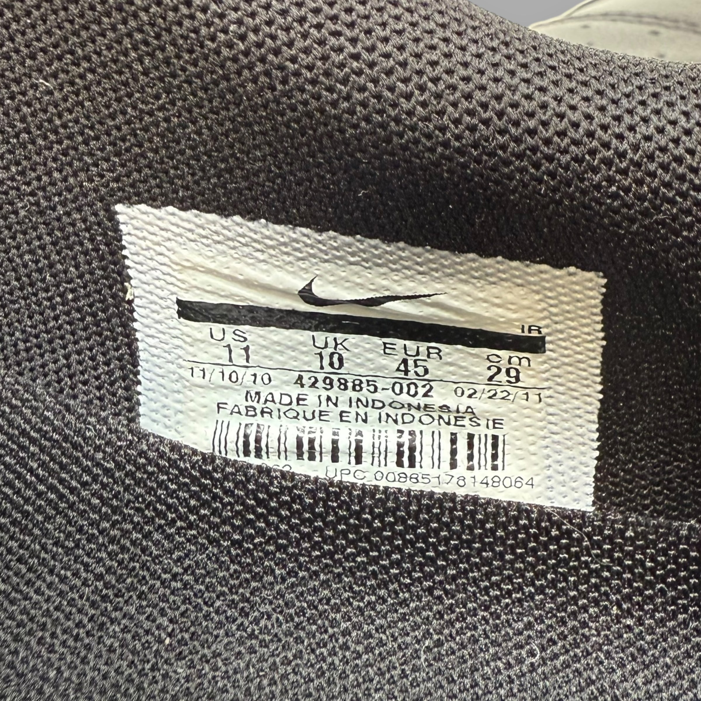 Nike roubaix 2010 'black & neon' slip on (UK10)