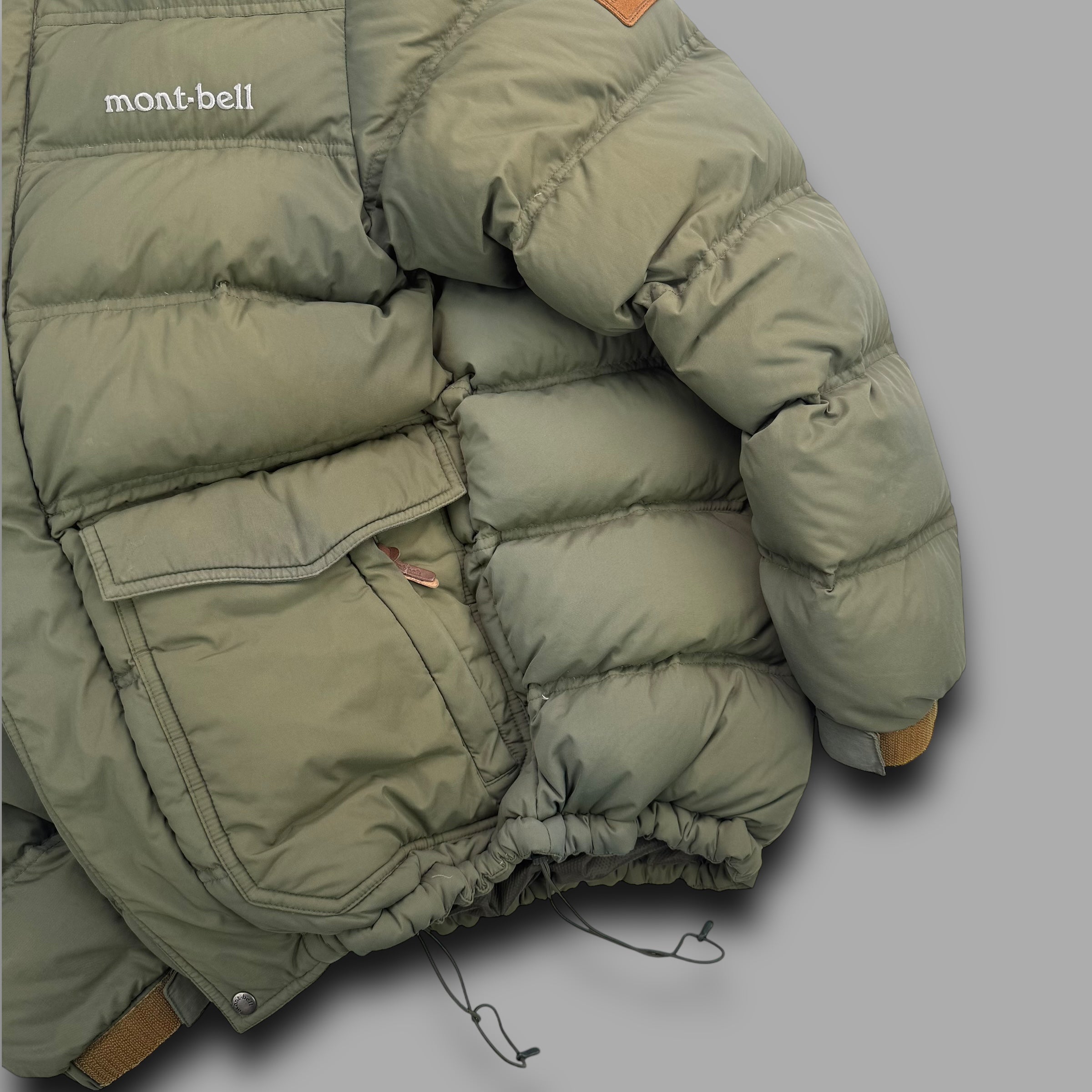 Montbell 2000's technical down-filled puffer jacket (M)