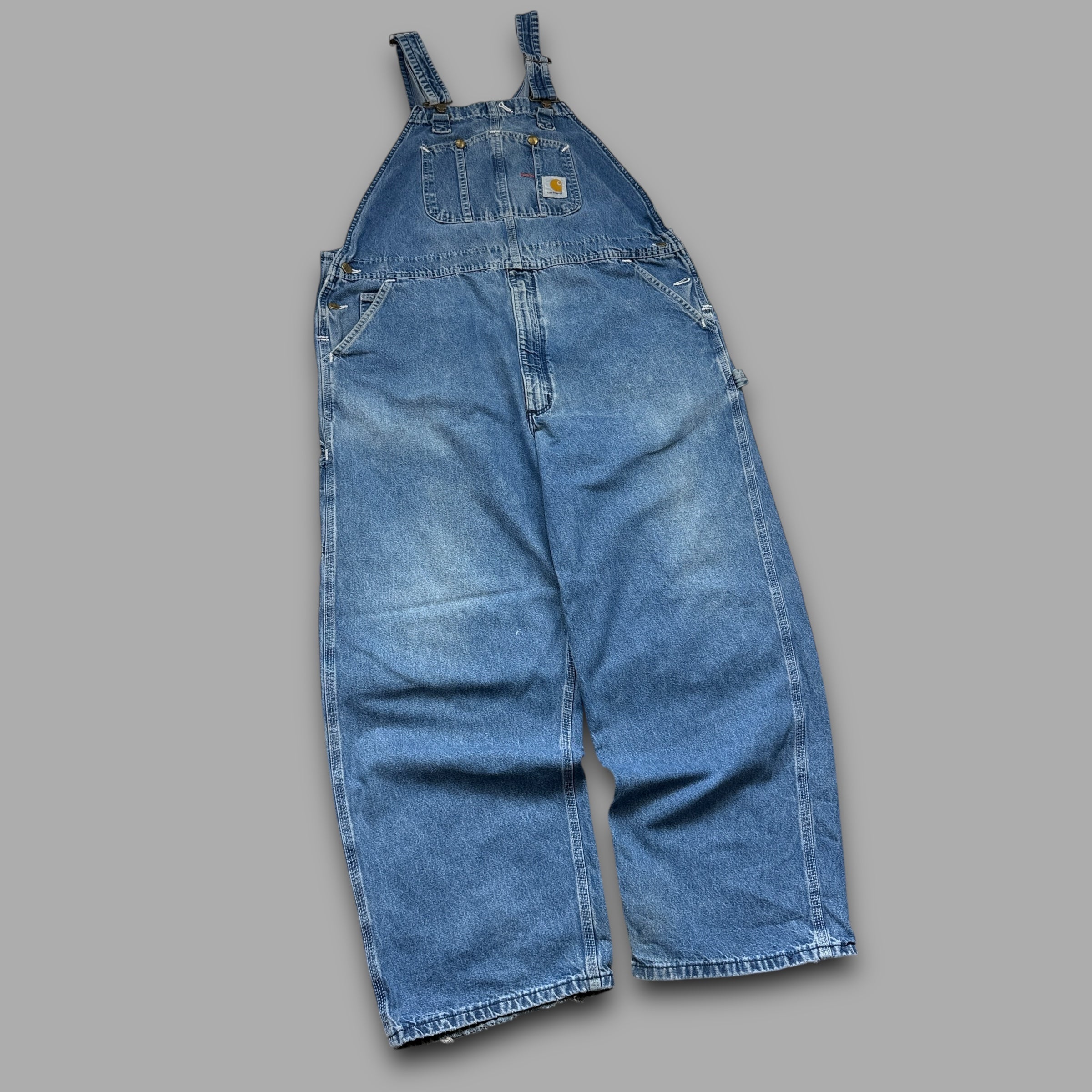 Carhartt 2000's pullover baggy denim dungarees (M)