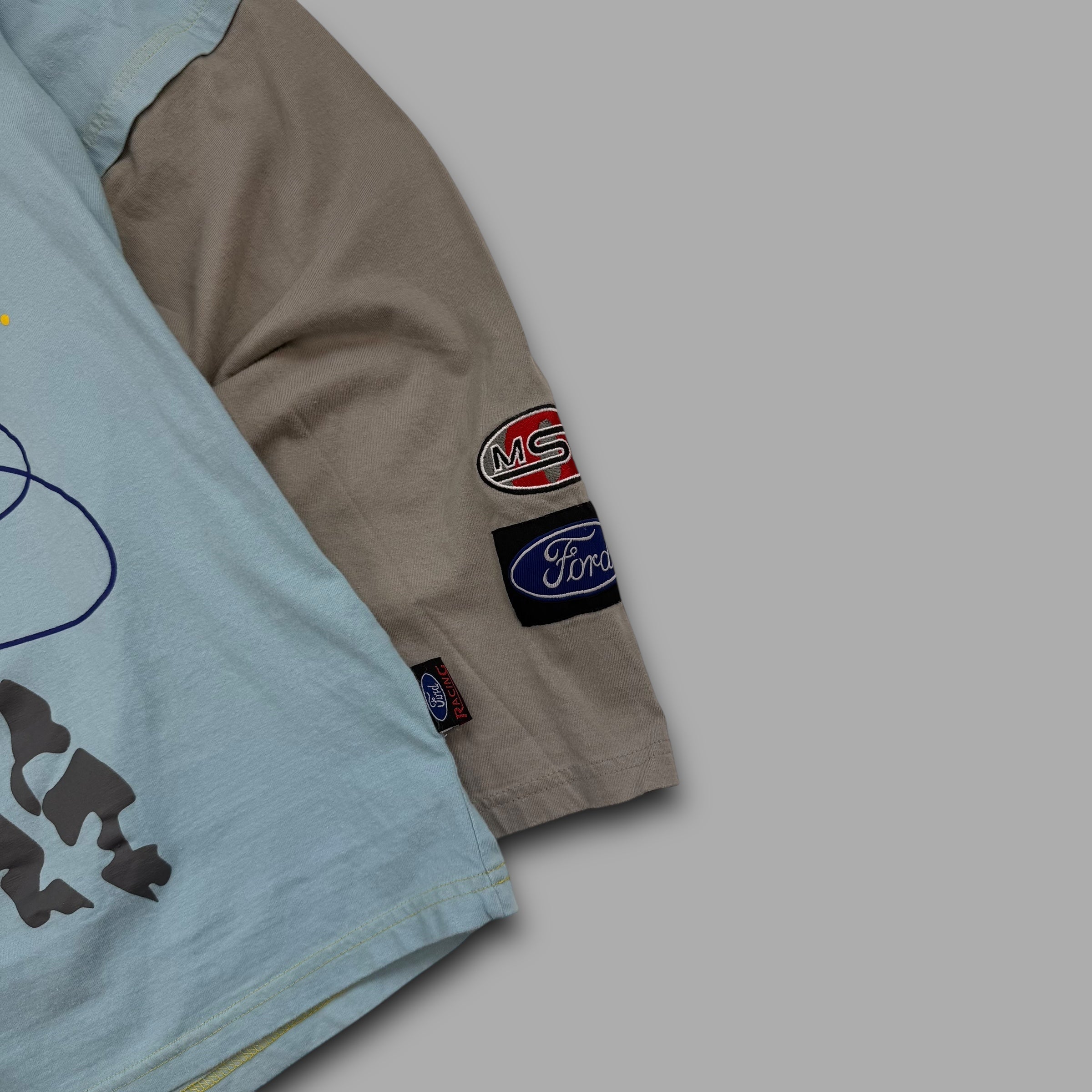 Ford racing 2000's graphic pullover two-tone long sleeve (XL)