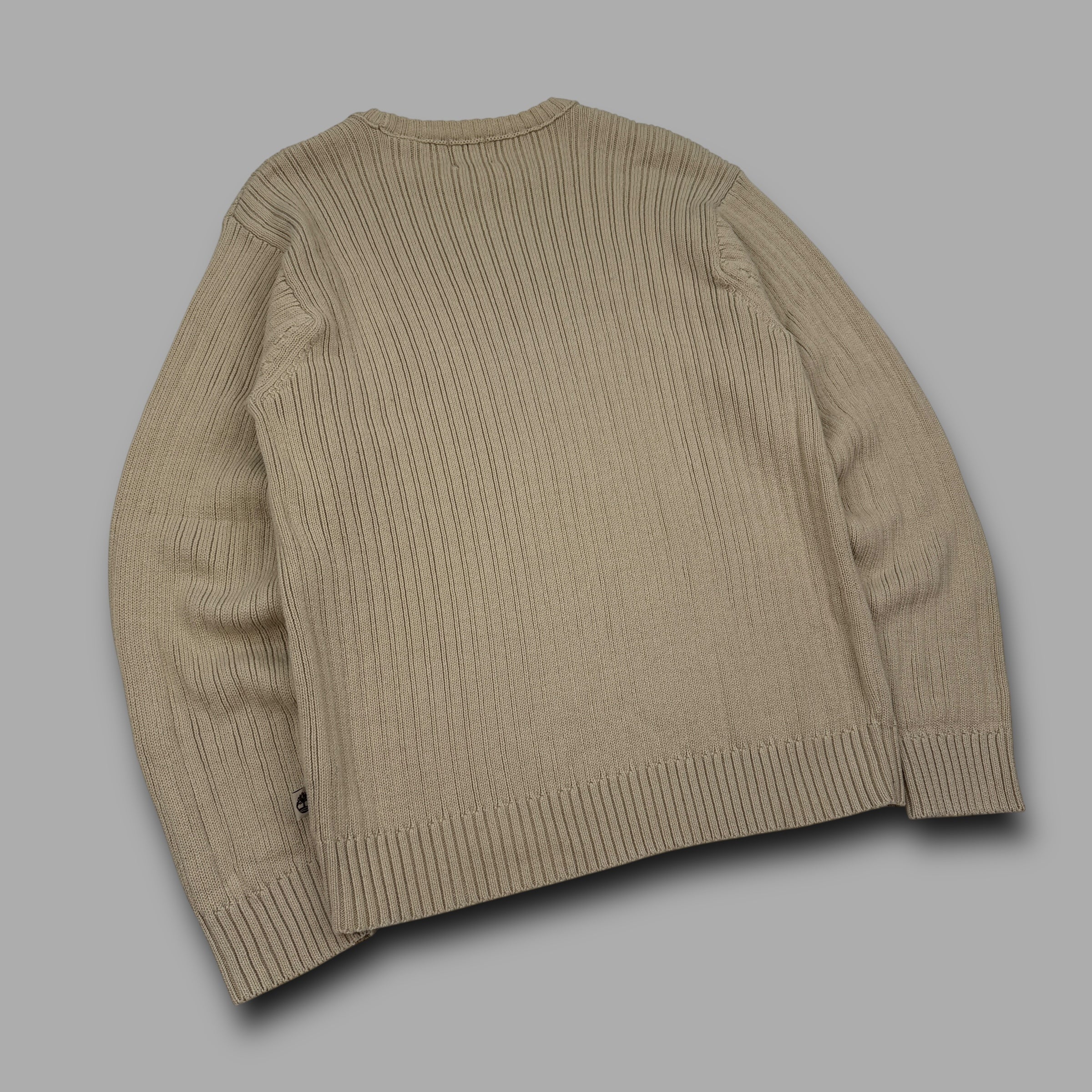Timberland 2010 ribbed knit pullover sweatshirt (M)