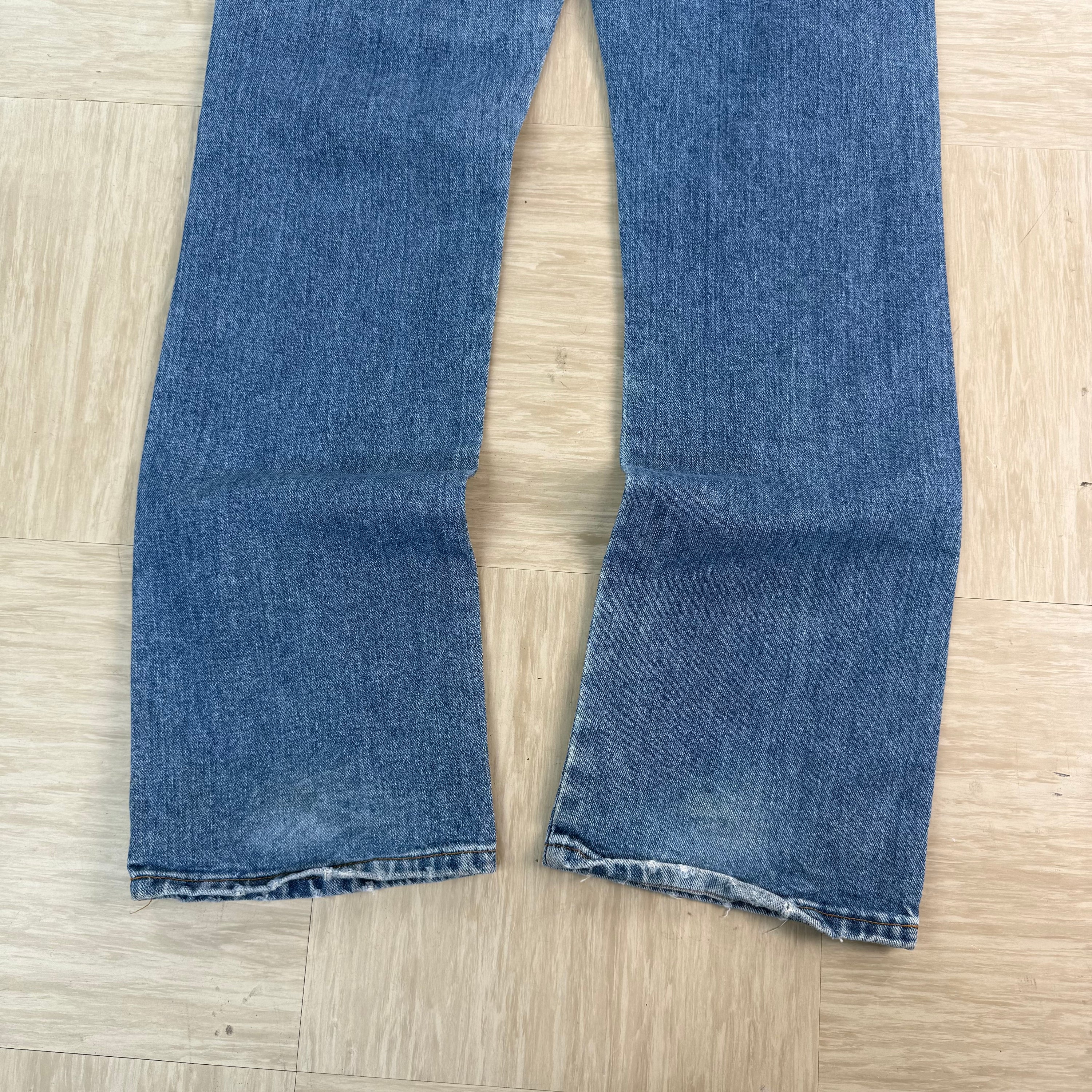 Diesel 2000's relaxed distressed denim bootcut jeans (S)