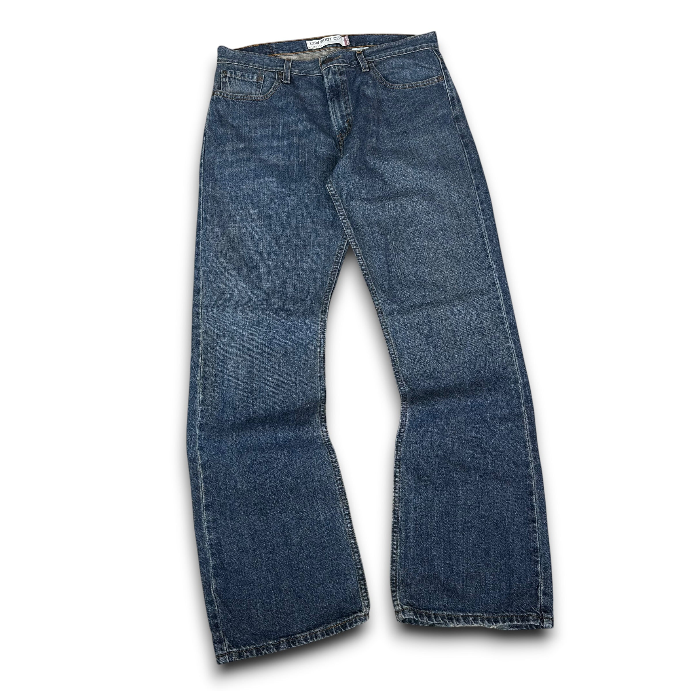 Levi's 527 2000's dark low bootcut denim jeans (M)