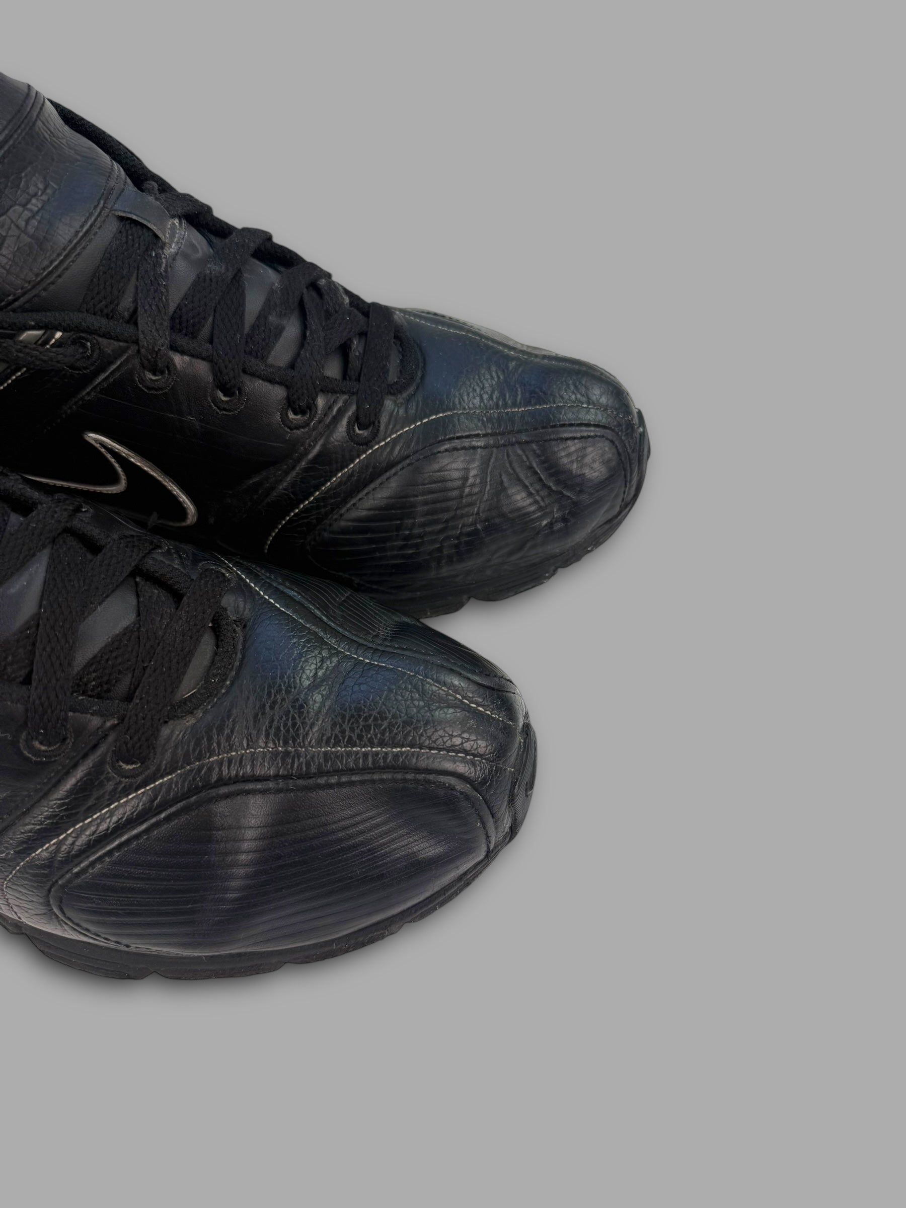 Nike shox turbo 13 'triple black' 2008 (UK9)