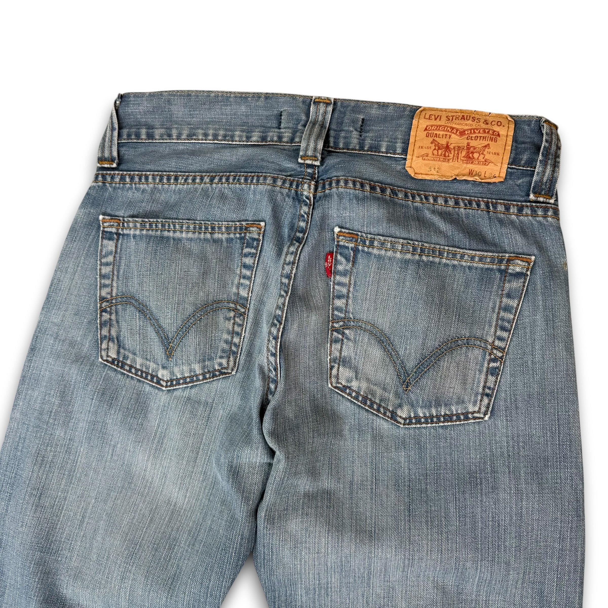 Levi's 512 2000's light denim relaxed bootcut jeans (XS)