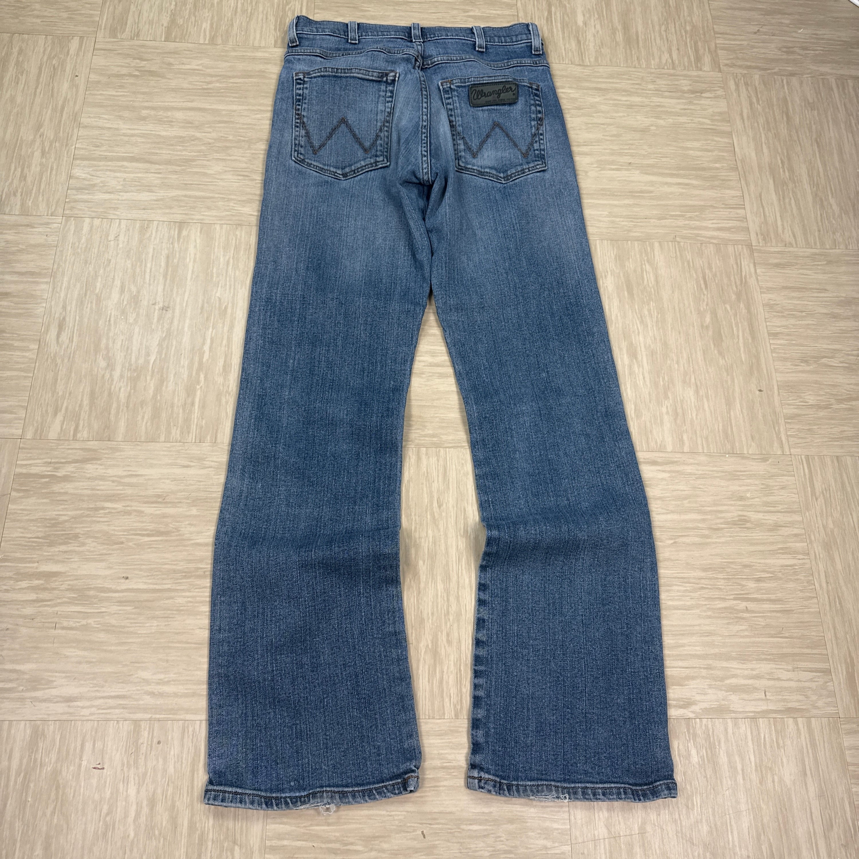 Wrangler 2000's straight fit bootcut denim jeans (S)