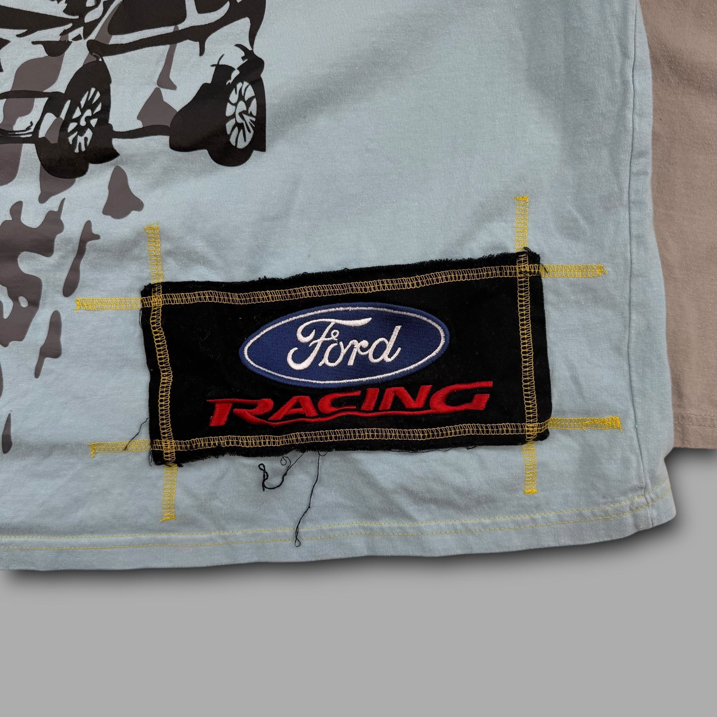 Ford racing 2000's graphic pullover two-tone long sleeve (XL)