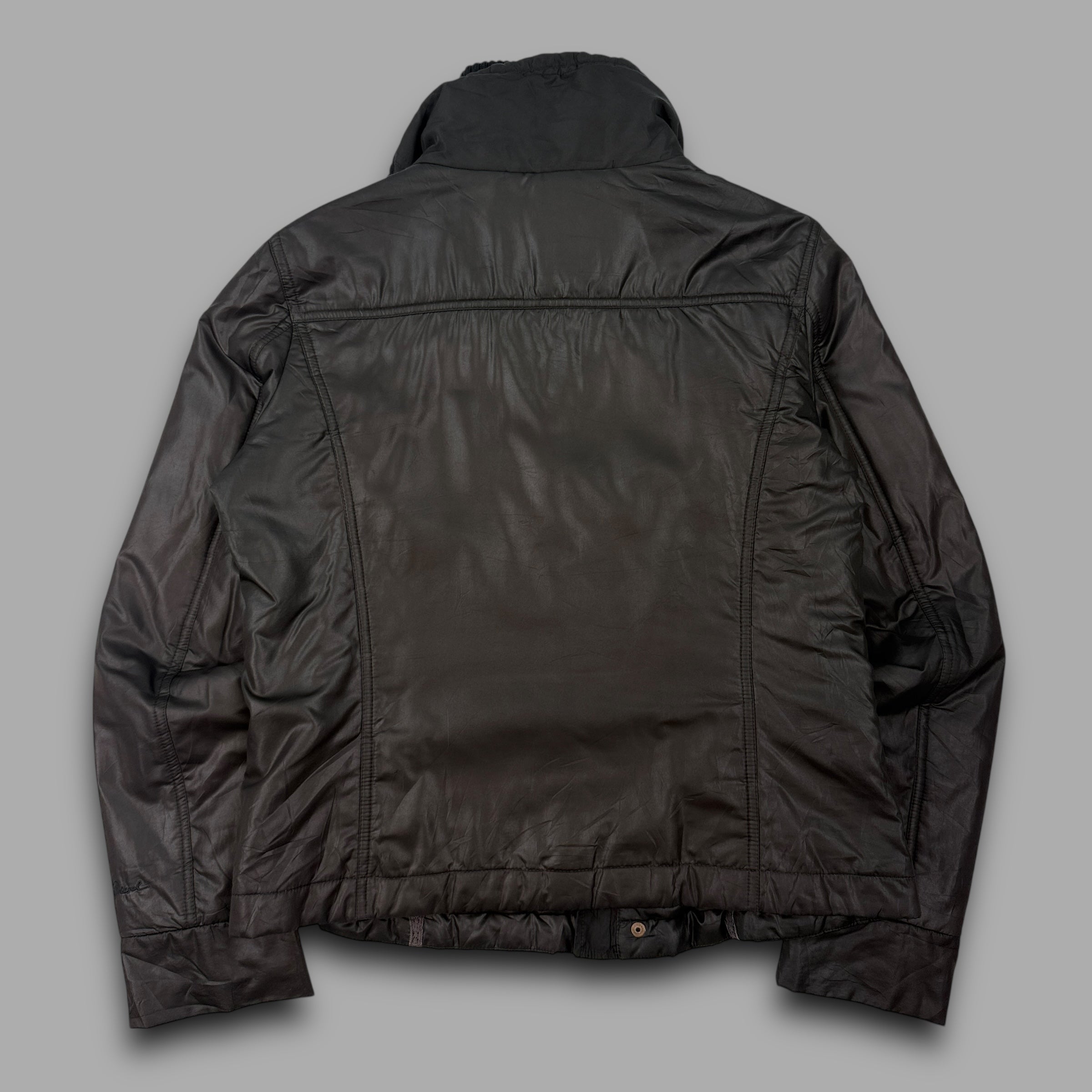 Diesel 2000's technical asymmetrical zip coat (L) wms