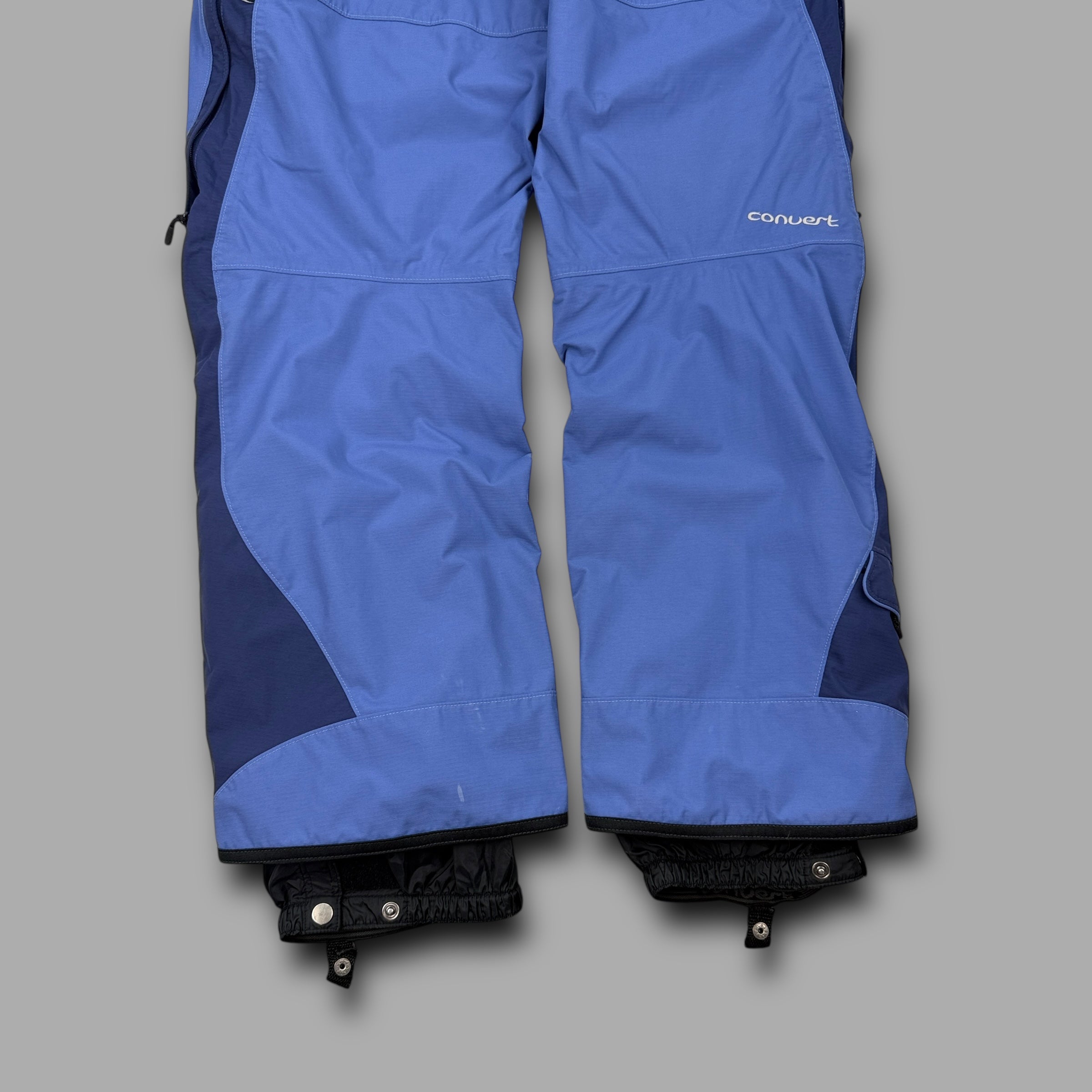 Columbia convert 2000's technical softshell ski sallopettes (L) wms