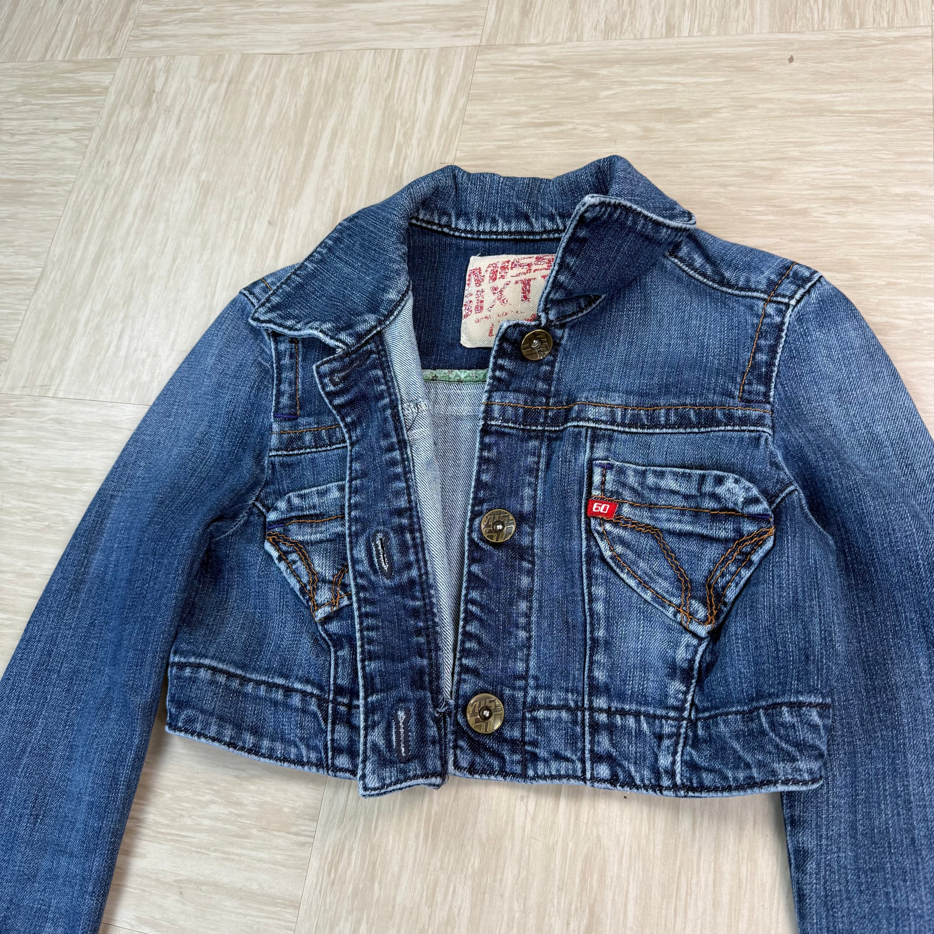 Miss sixty 2000's cropped denim jacket (XS) wms