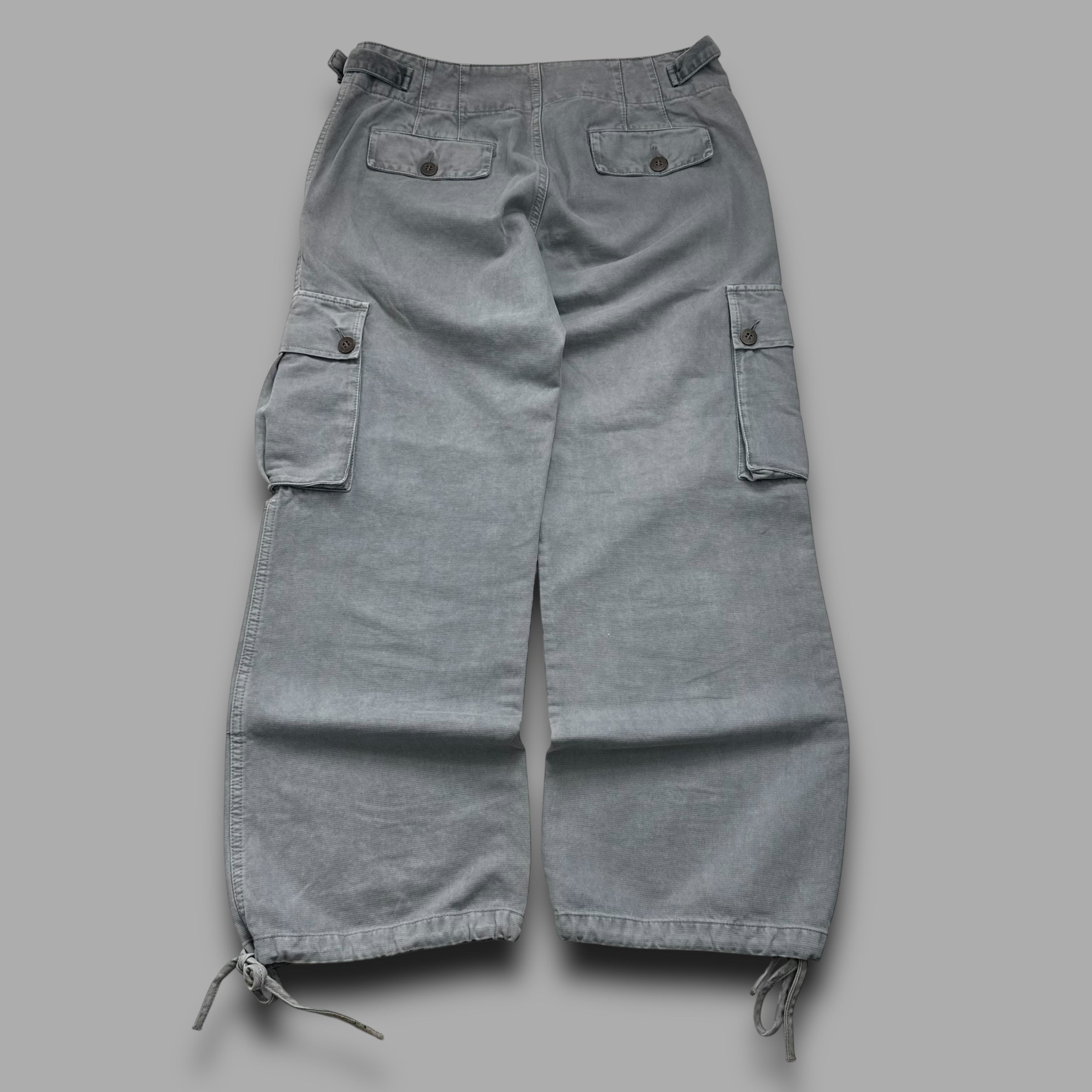 Armani 2000's baggy wide leg cargo bottoms (S)
