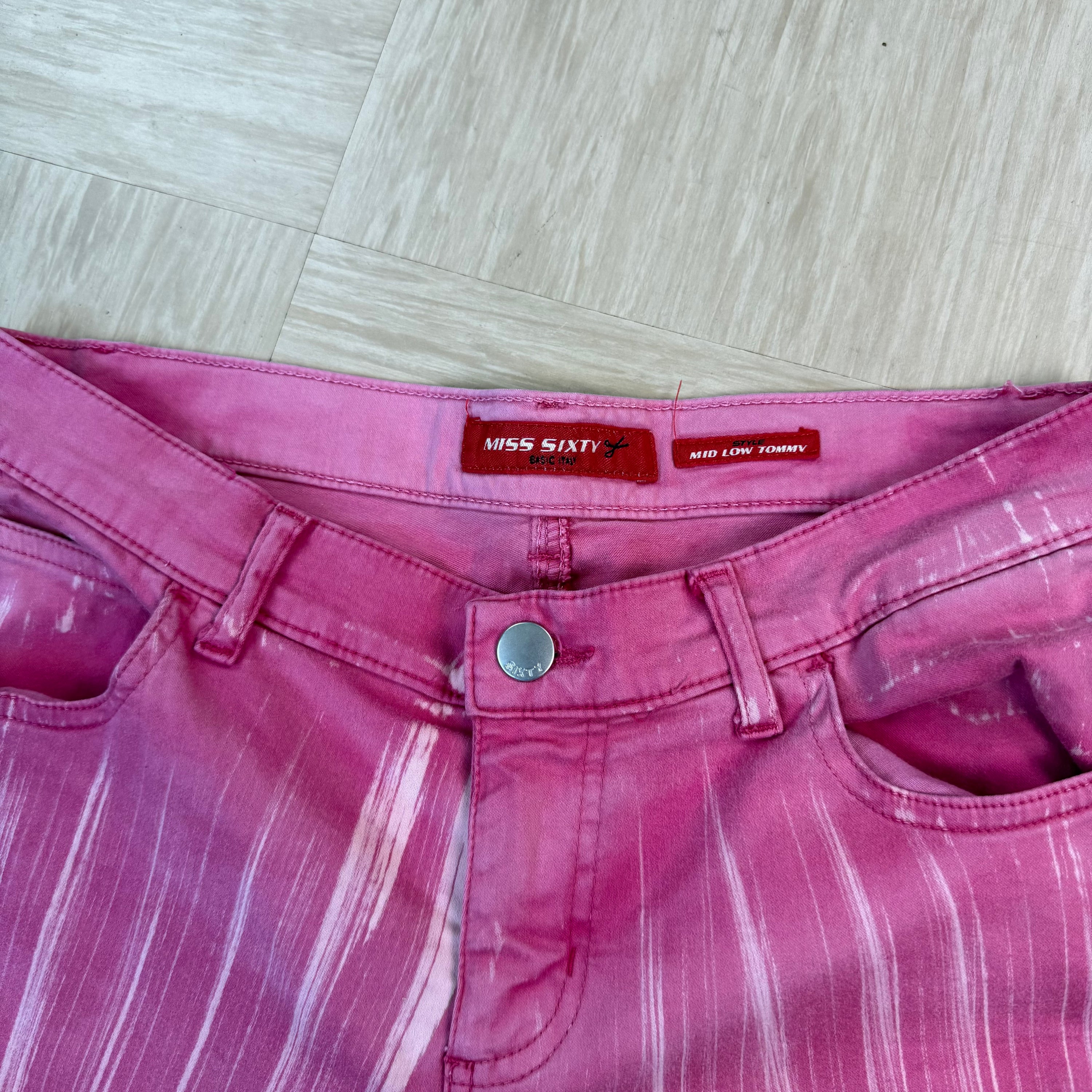 Miss sixty 2000's mid low tommy flared jeans (S)