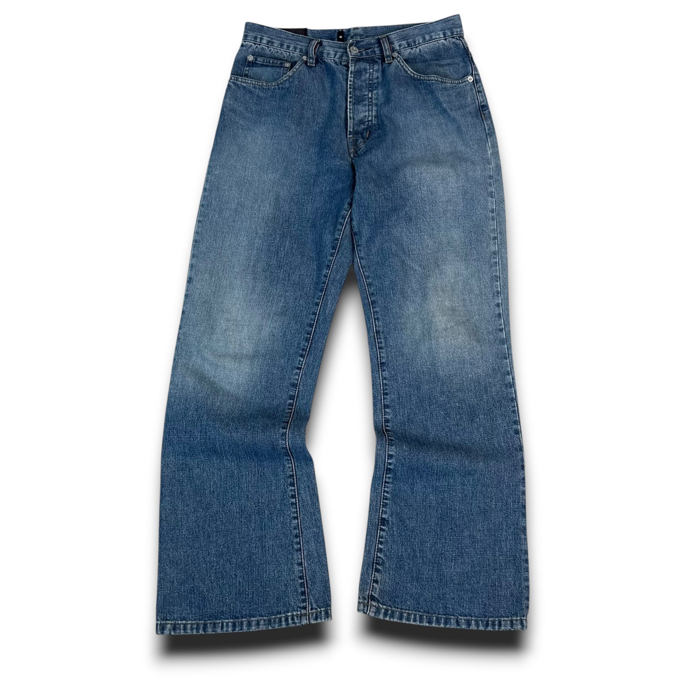 Firetrap black seal 2000's relaxed denim bootcut jeans (S)