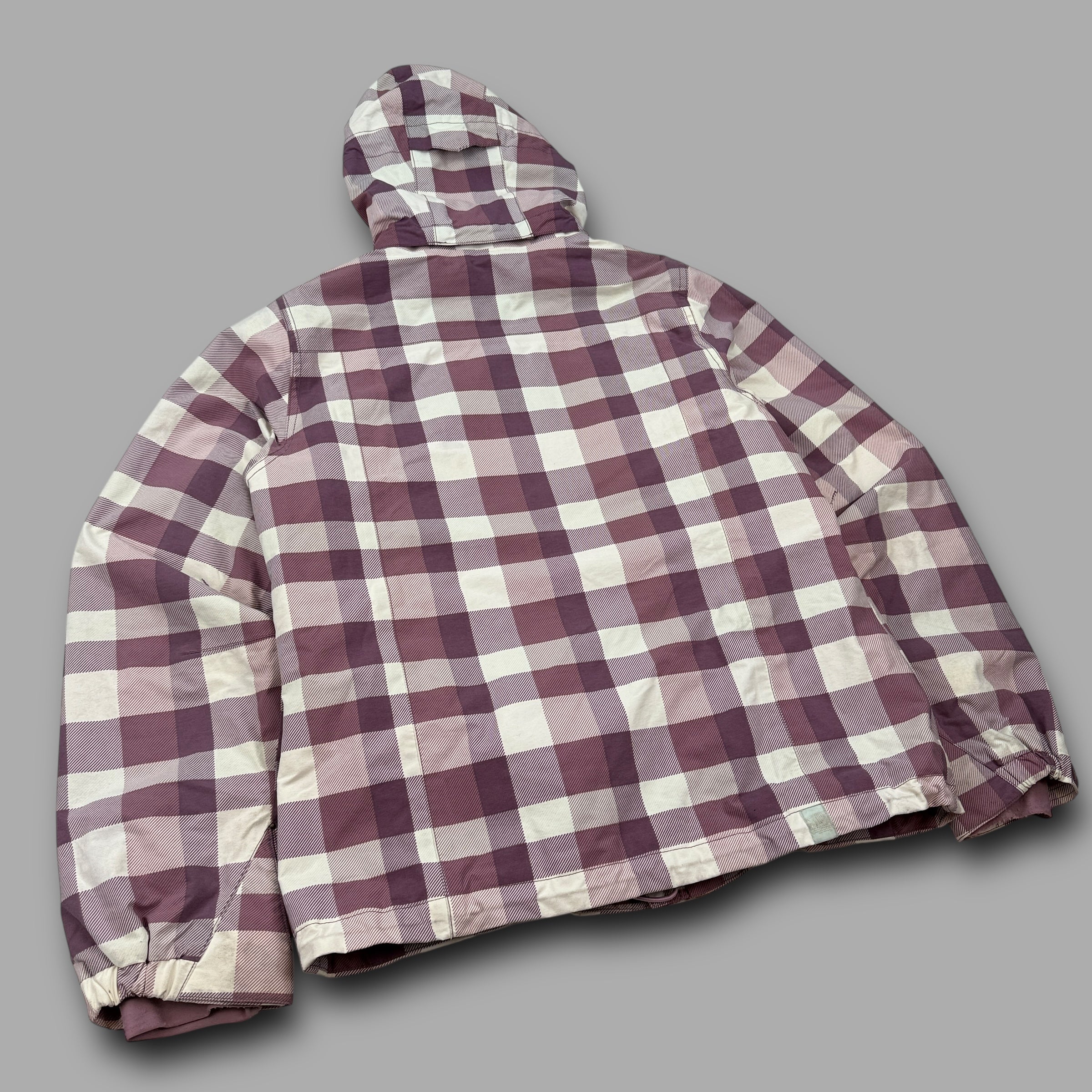 Burton 2000's technical plaid fleece lined ski jacket (M) wms