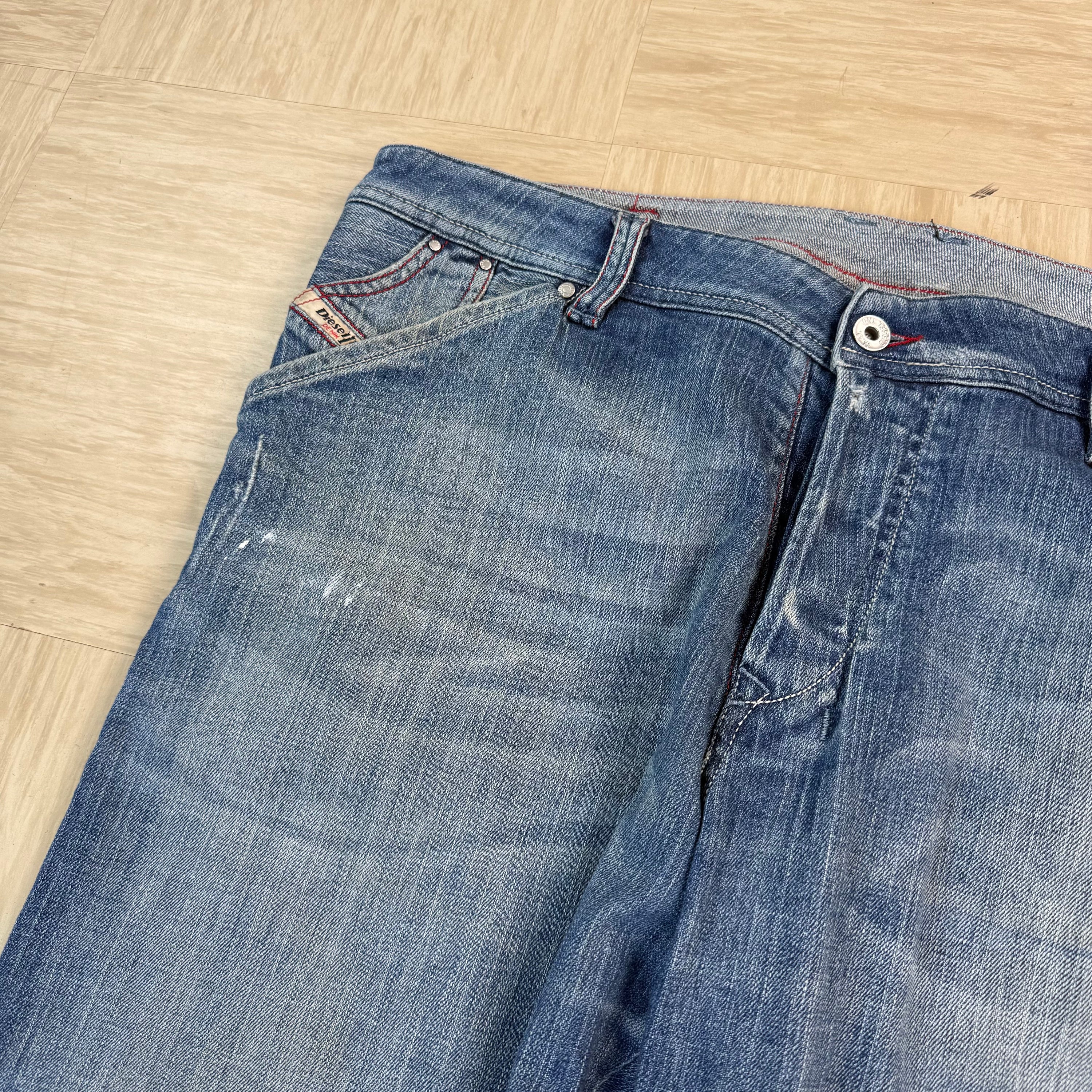 Diesel braddo 2000's loose fit denim carpenter jeans (M-L)