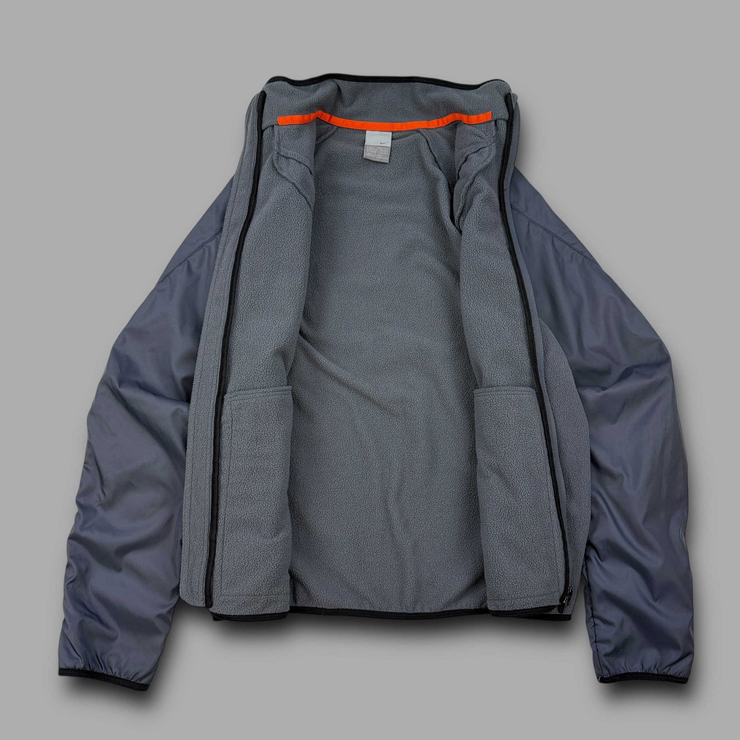 Nike 2000's technical panelled zip-up fleece jacket (S)