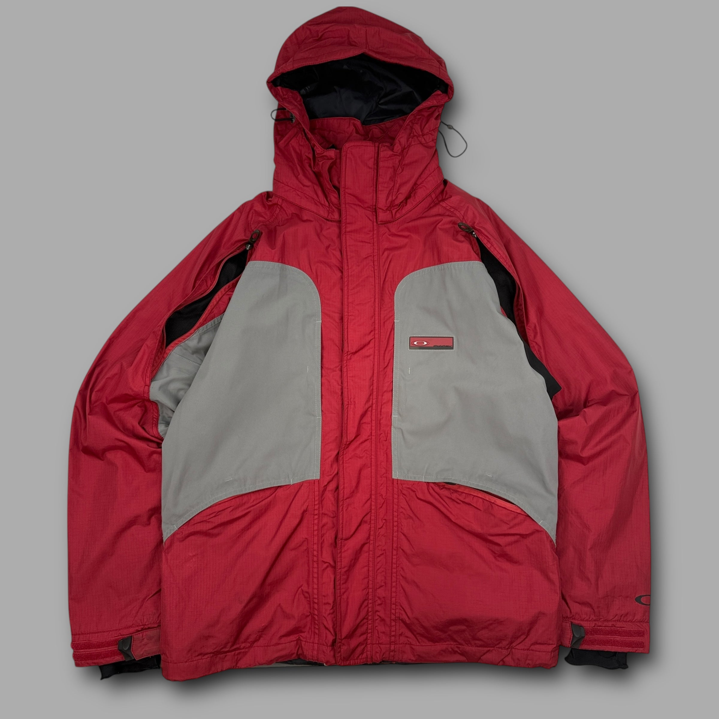 Oakley nitro fuel 2000's technical vented nylon rip stop ski jacket (S)