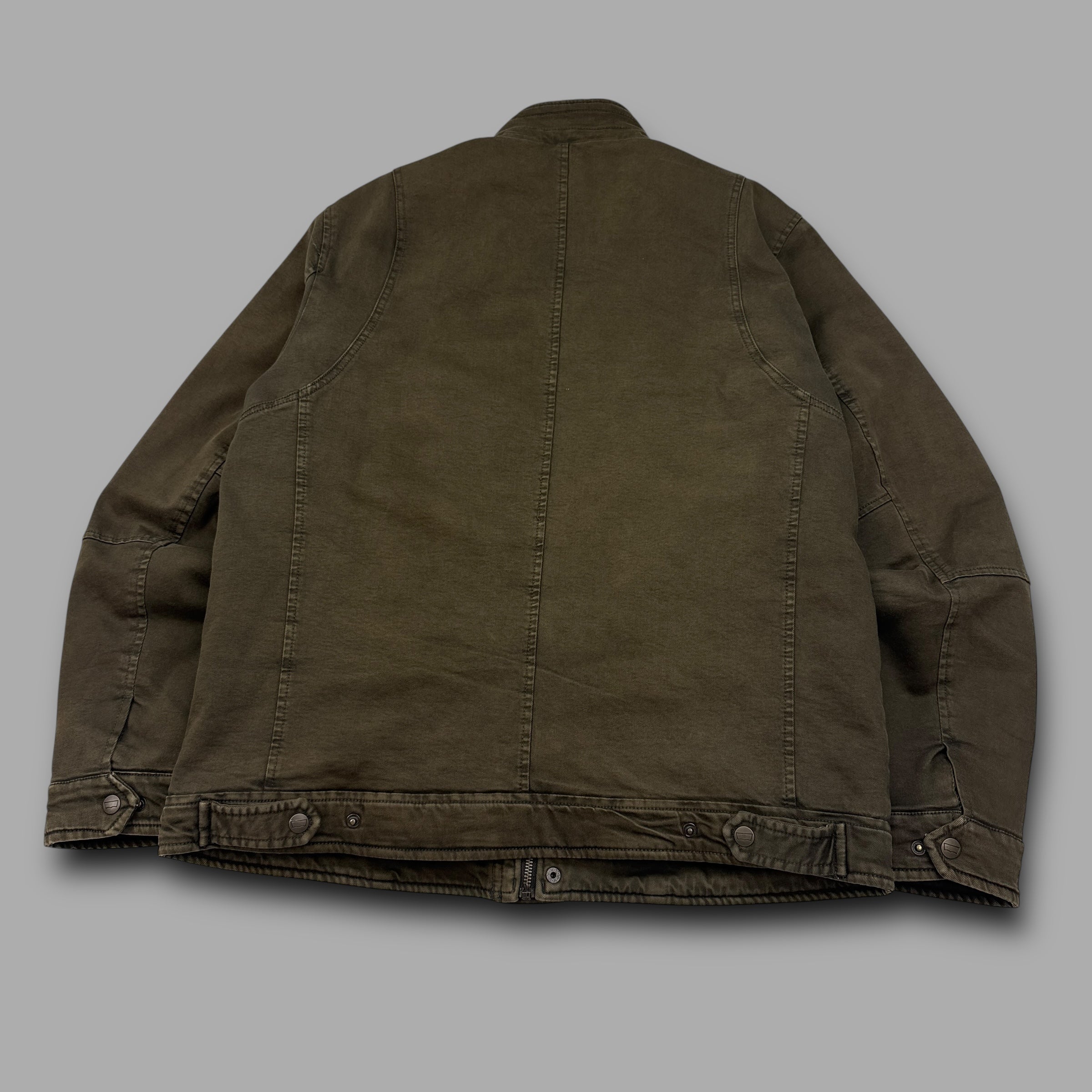 Levi's 2000's technical dual pocket zip-up biker style jacket (M)