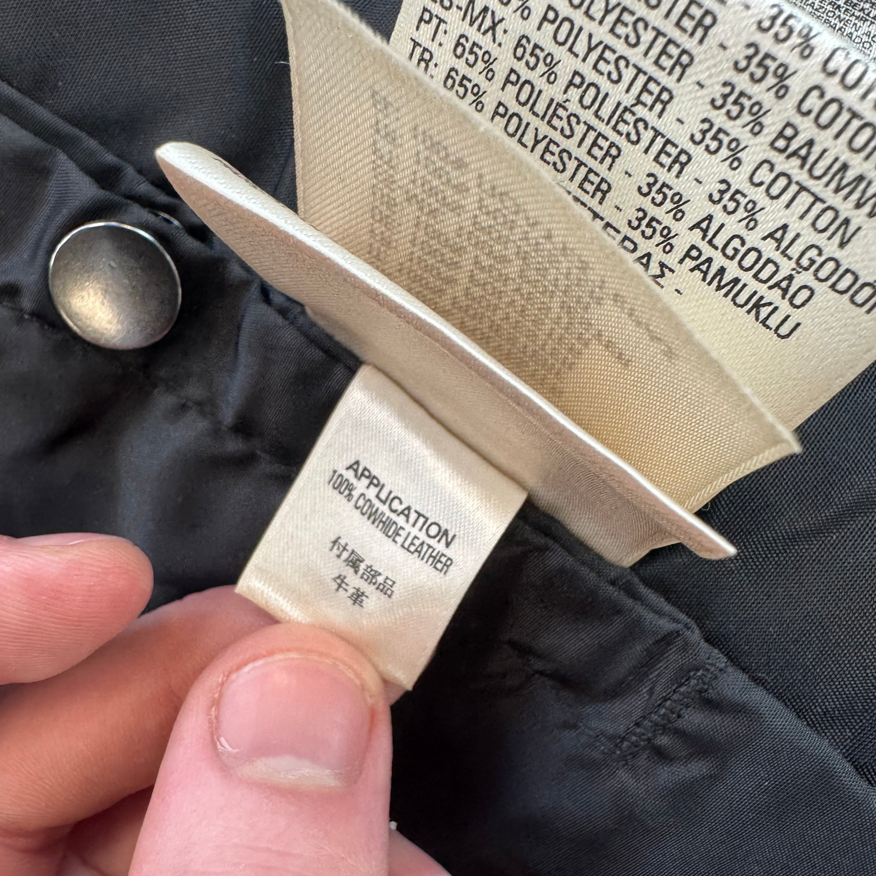 Diesel 2000's technical nylon fitted biker jacket (L)