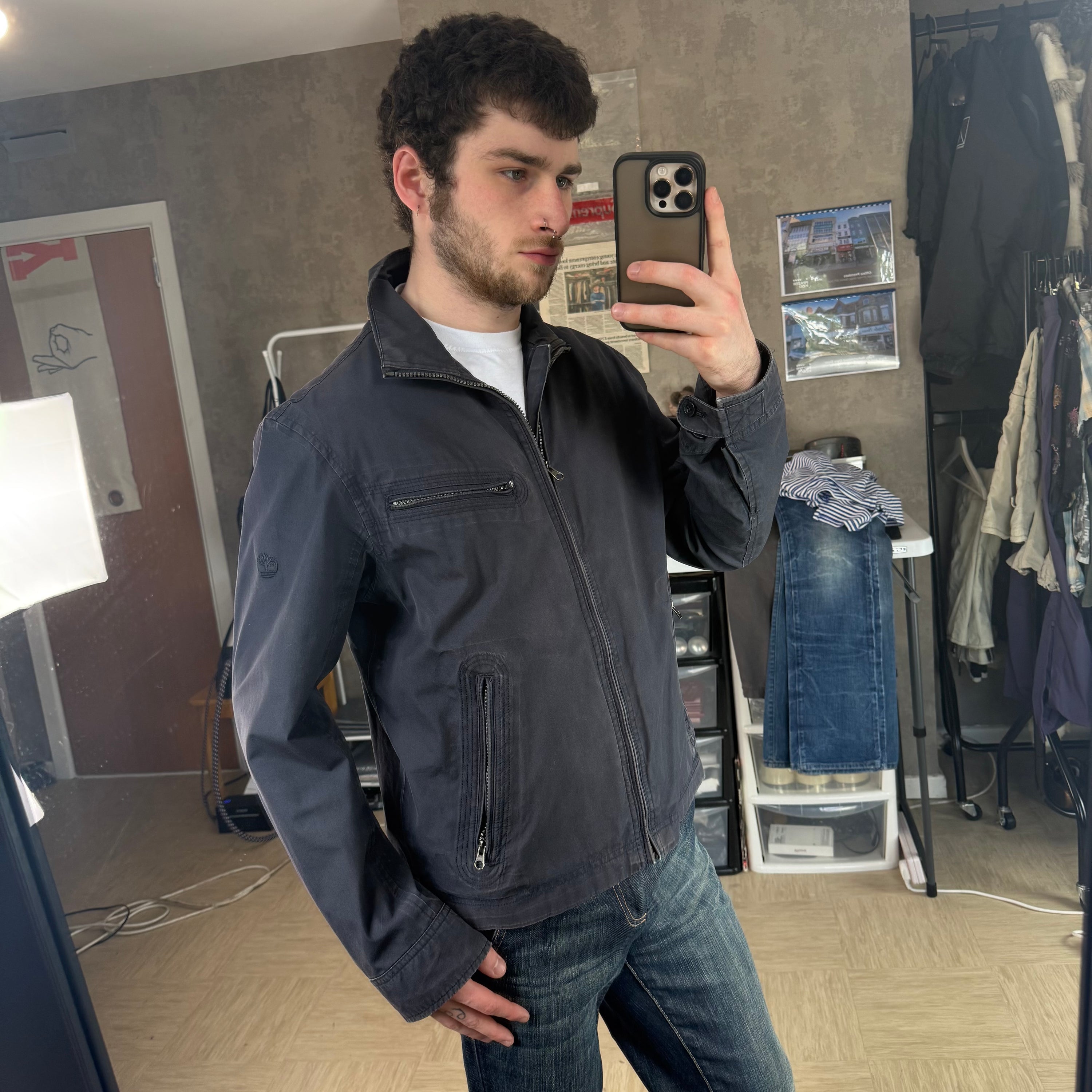 Timberland 2014 technical multi-pocket high neck coach jacket (S)