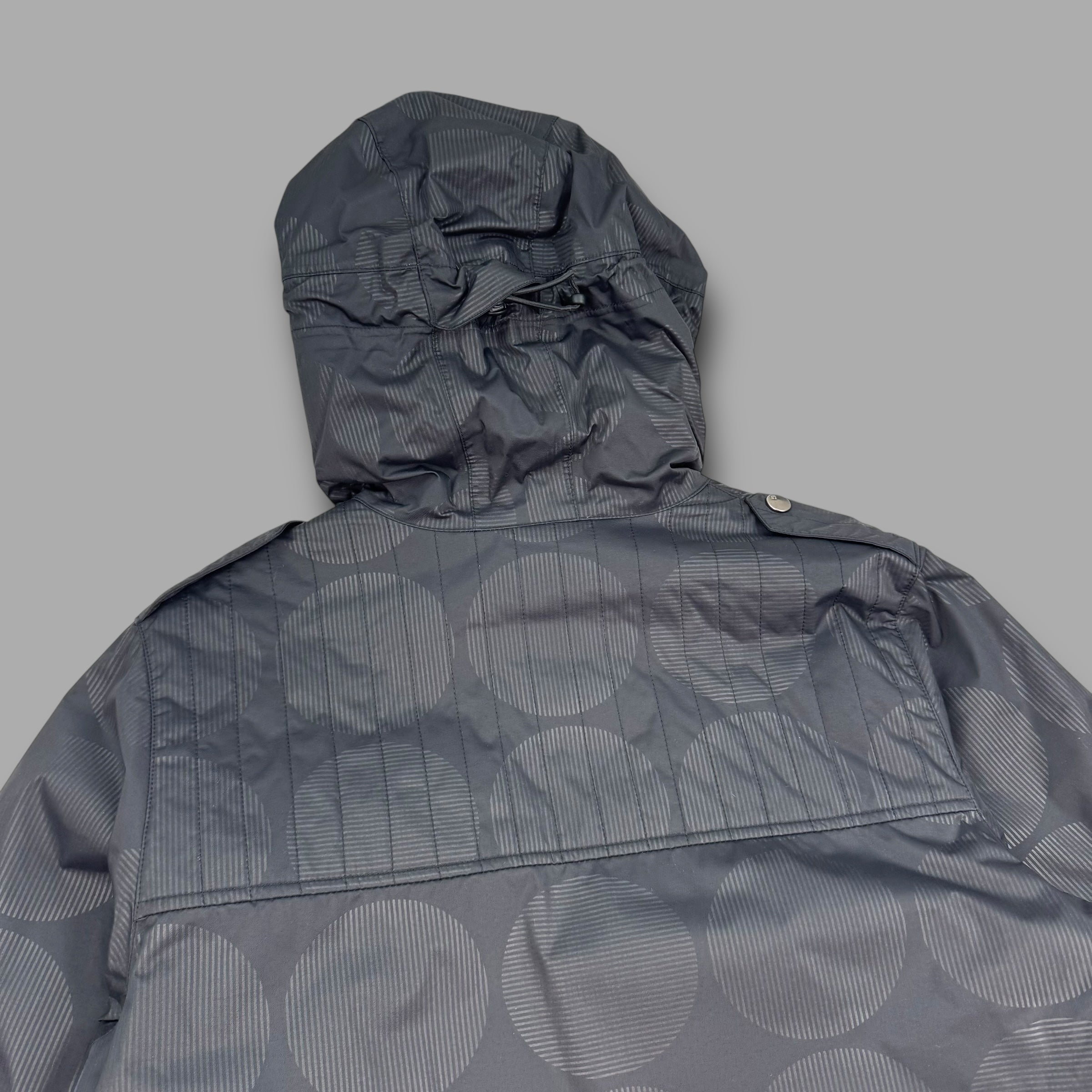 Burton 2000's technical monogram fur hood softshell ski jacket (L) wms