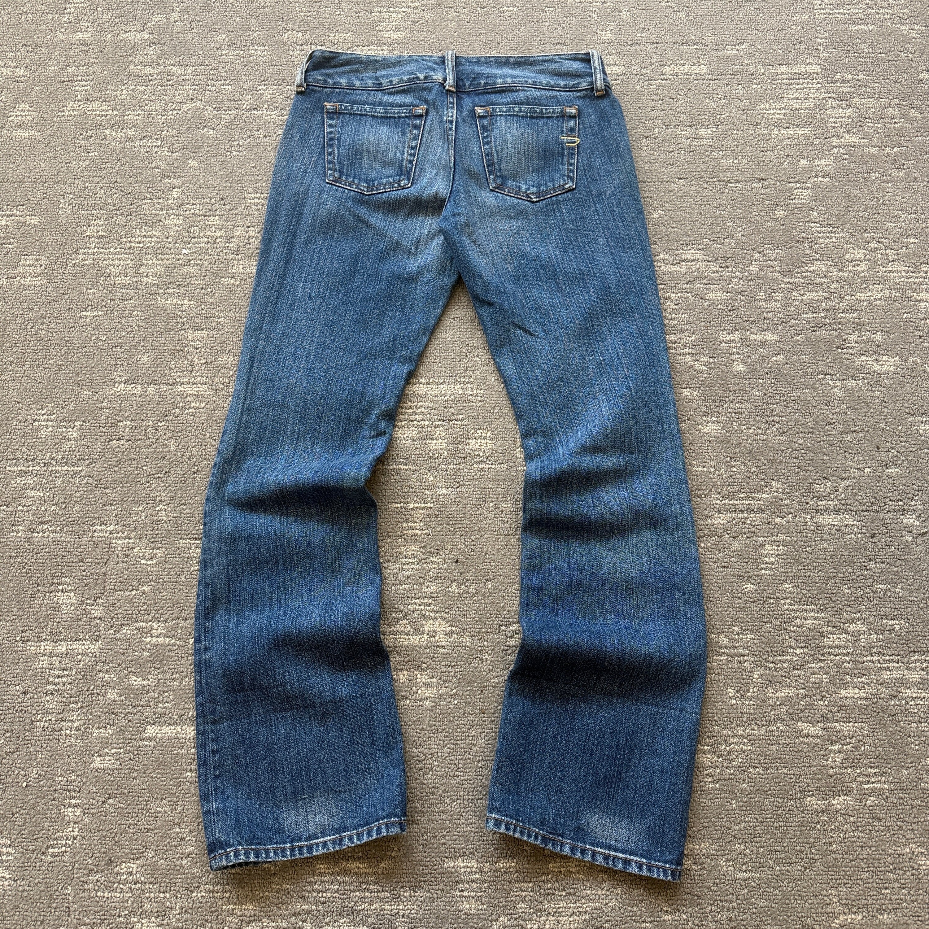 Diesel 2000's low waisted bootcut flare denim jeans (M) wms