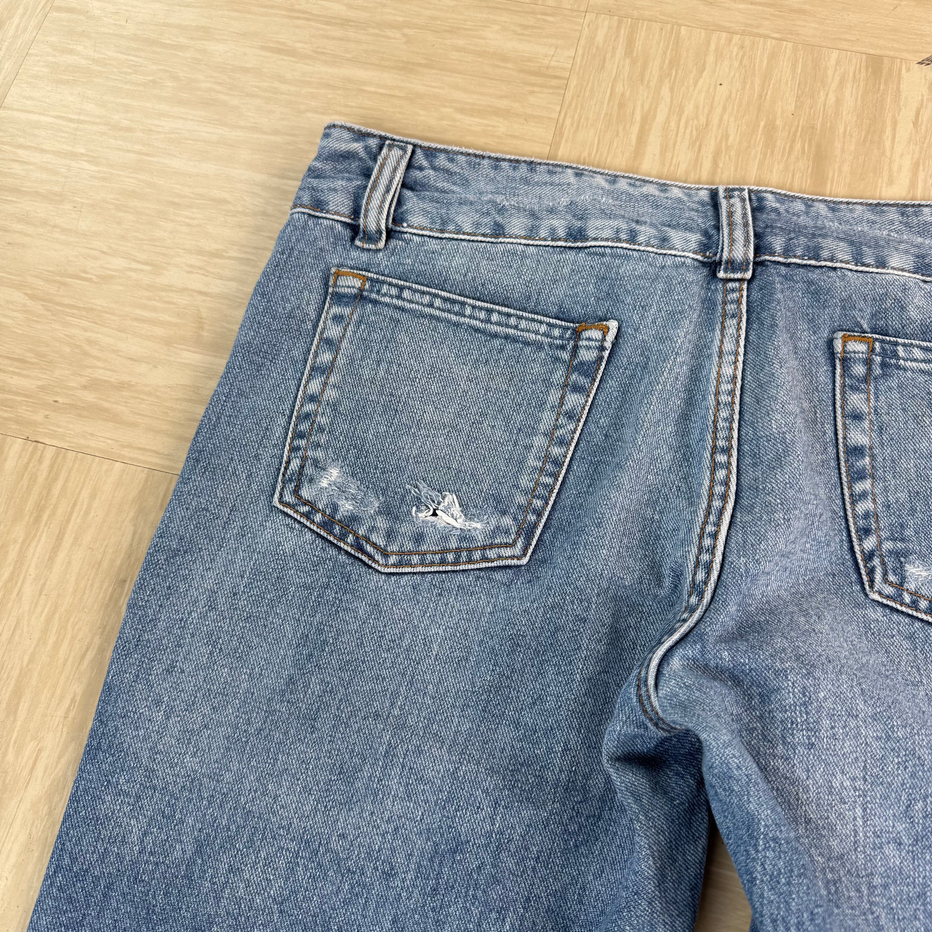 Diesel 2000's relaxed distressed denim bootcut jeans (S)