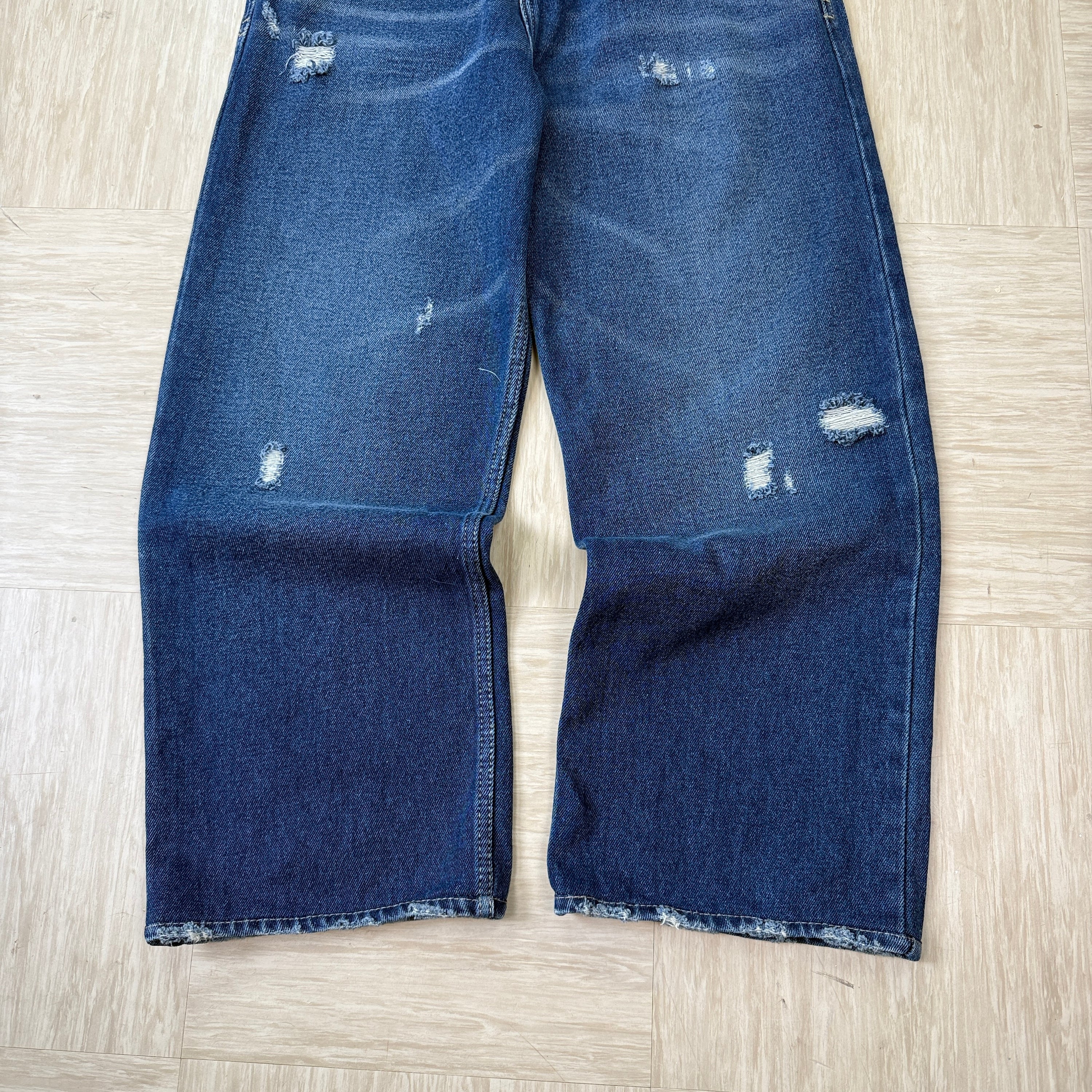 Diesel 2000's baggy distressed wide leg jeans (S)