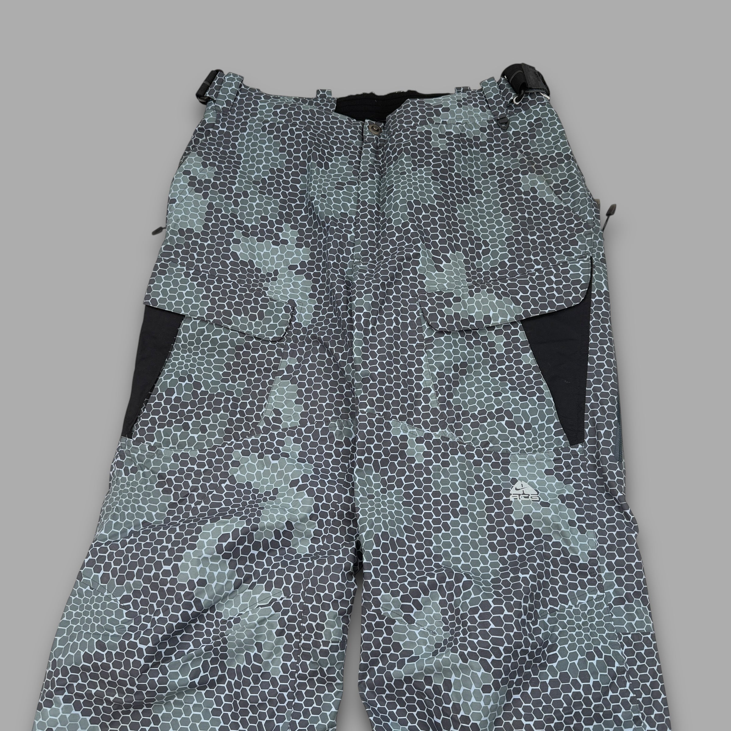 Nike ACG 2000's technical monogram baggy ski sallopettes (XL)