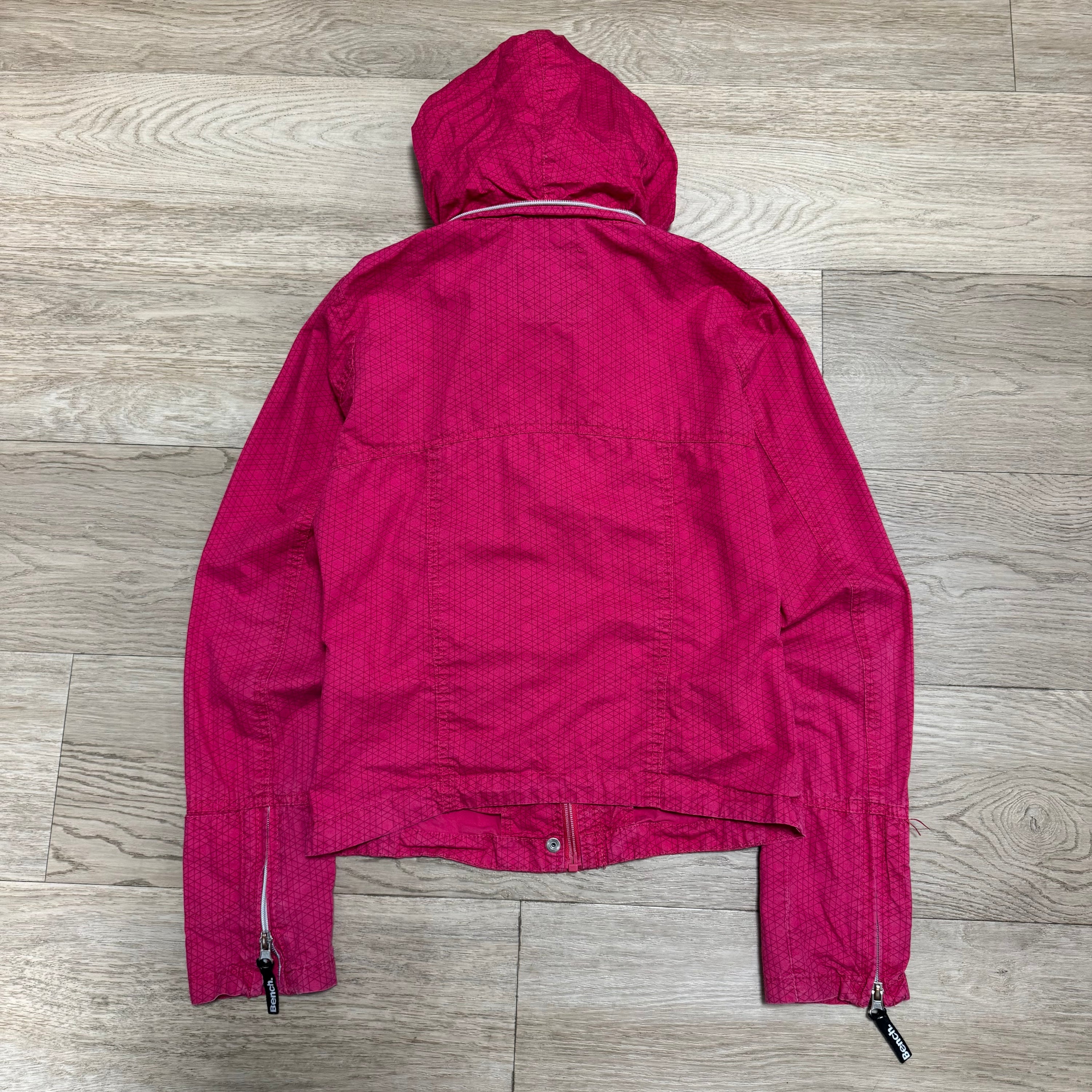 Bench 2000's cropped monogram zip up jacket (XS) wms