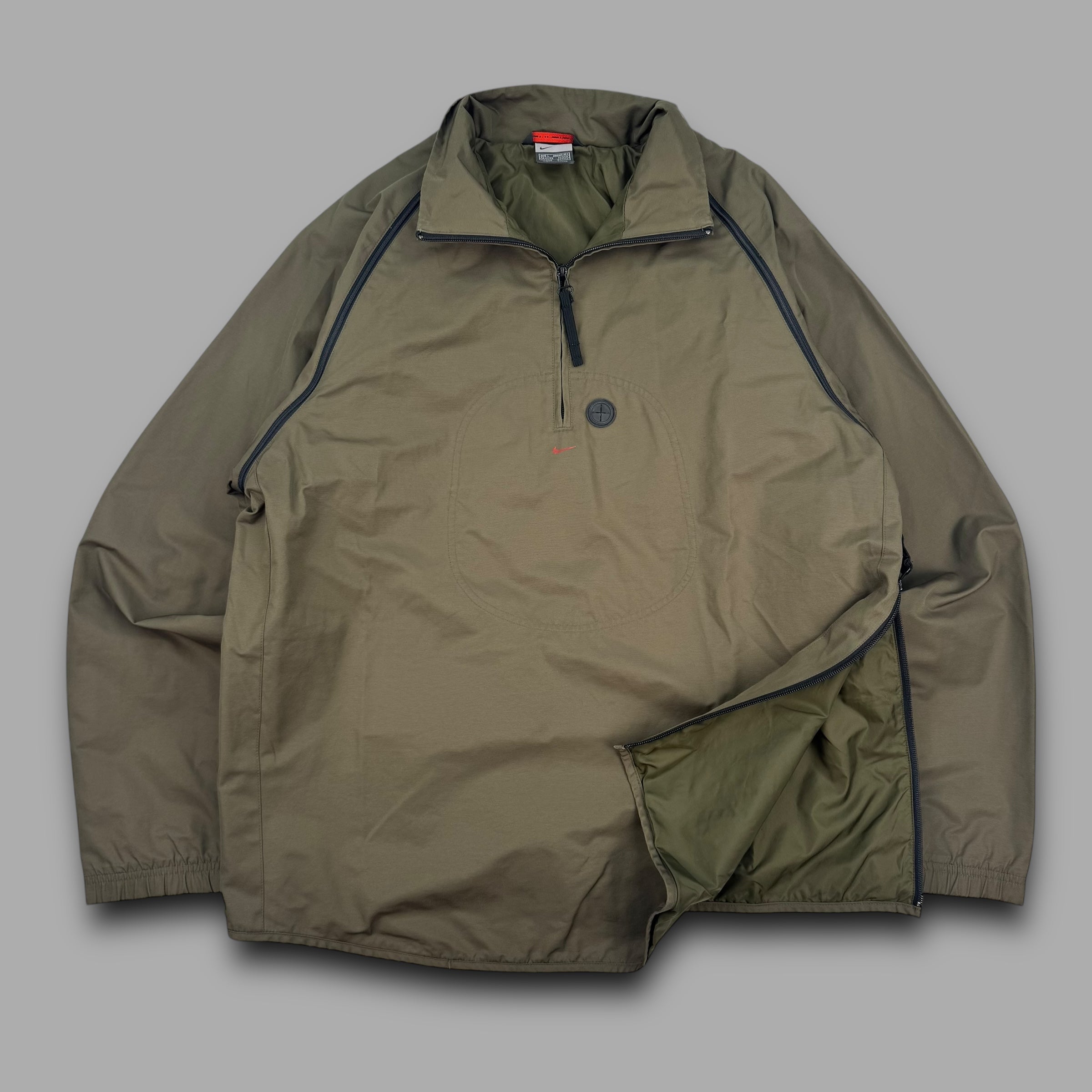 Nike 2000's technical 2in1 convertible MP3 shell jacket (L)