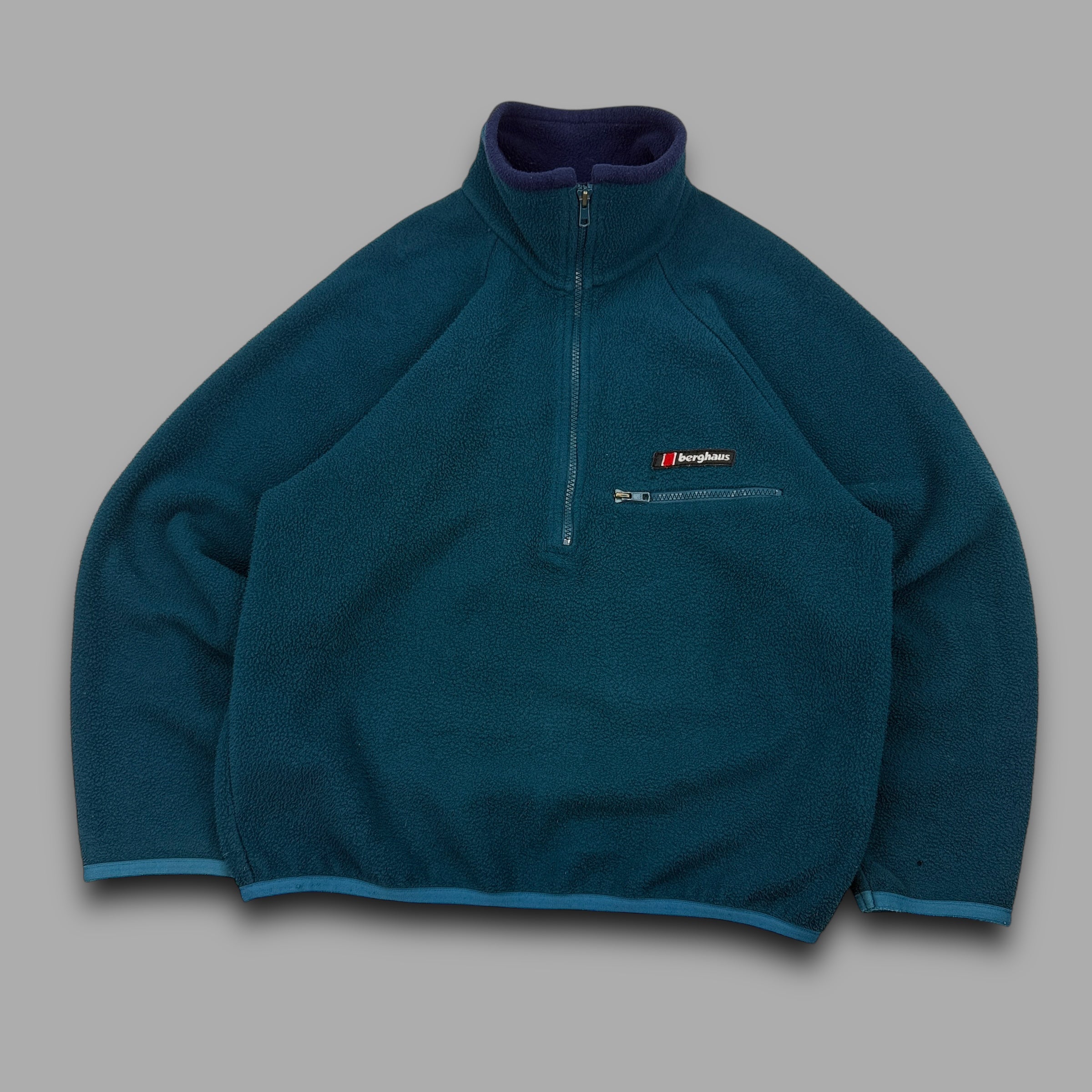 Berghaus 1990's 1/4 zip pullover fleece (S)