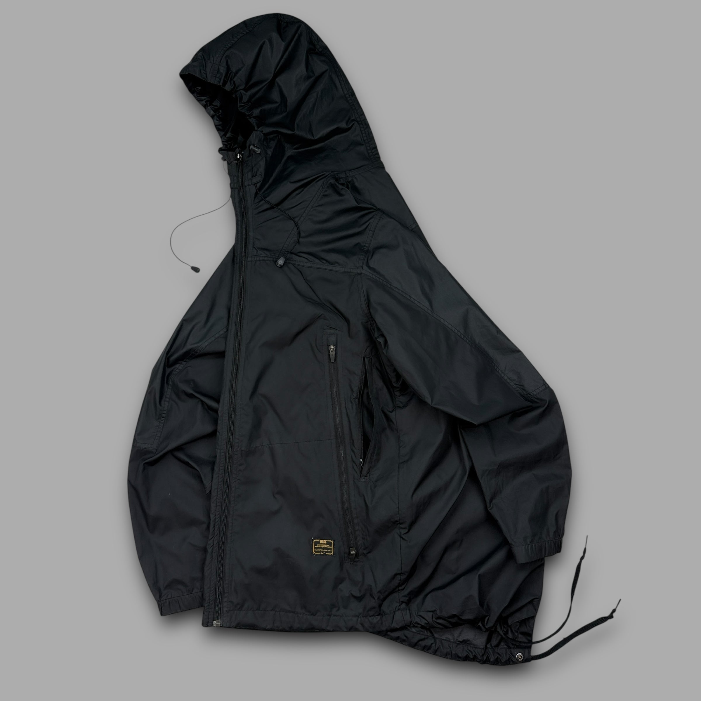 Nike 2000's technical nylon multi-pocket parka jacket (M)