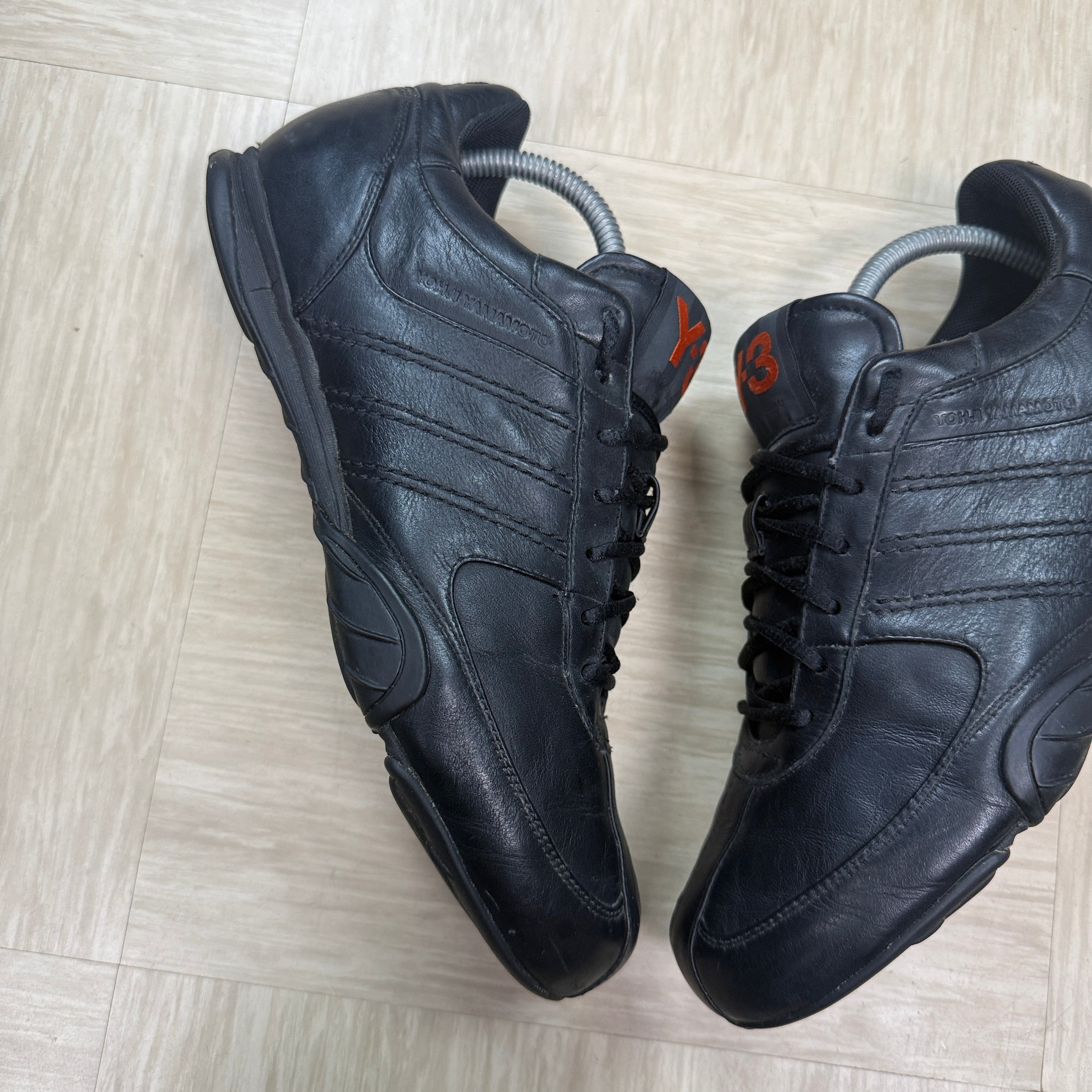 Adidas x yohji yamamoto 2006 leather lace up field trainers (UK7.5)