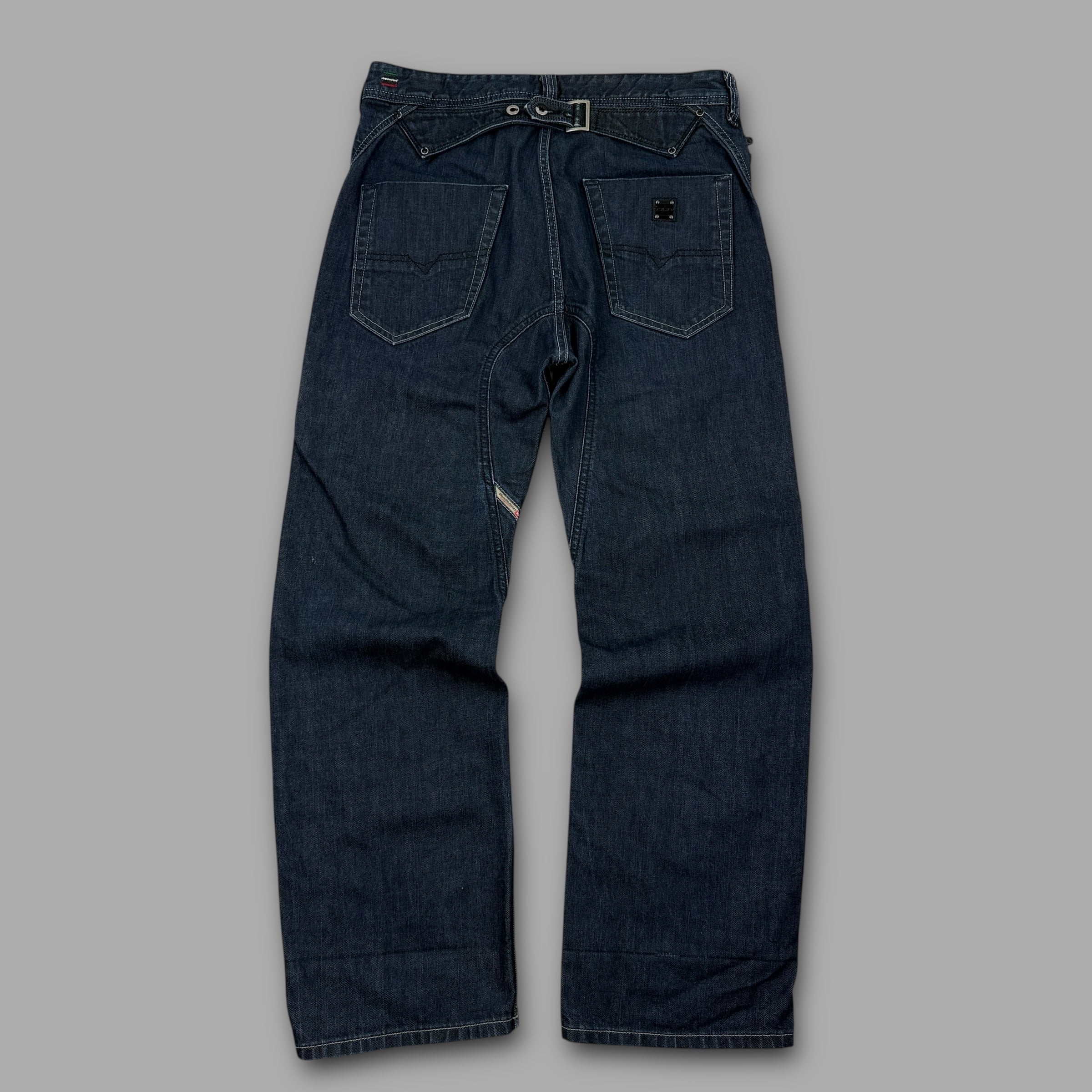 Diesel 2000's contrast stitch bootcut pheyo jeans (S)