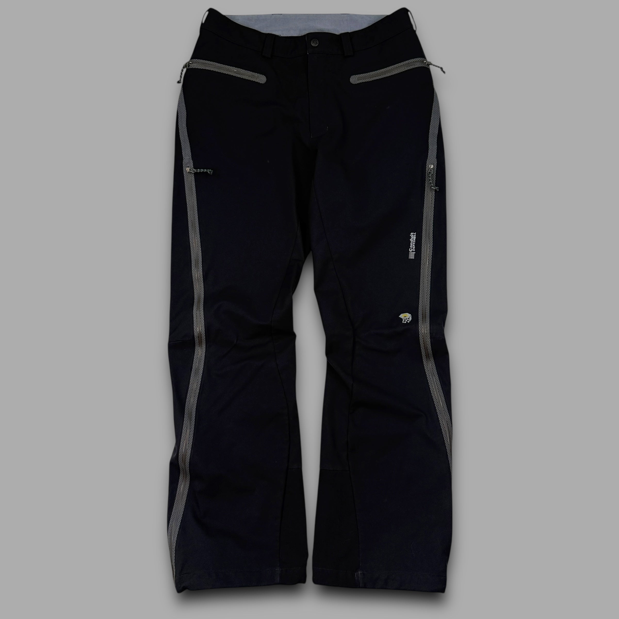 Mountain hardwear 2000's technical taped seams conduit softshell bottoms (S-M) wms