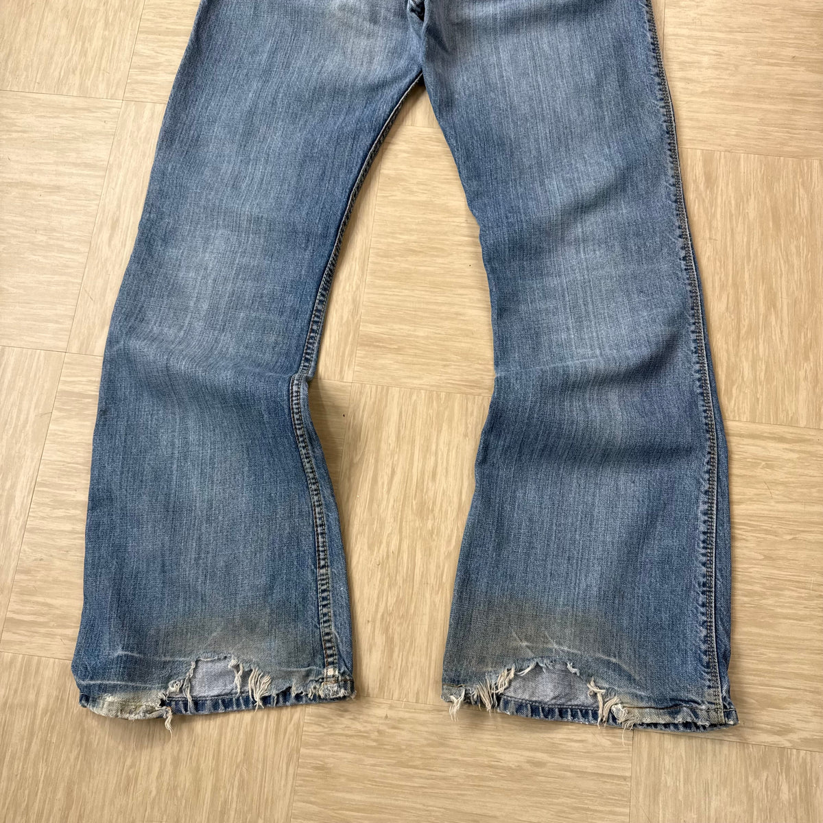 Diesel zaf 2000's relaxed flared bootcut denim jeans (S)