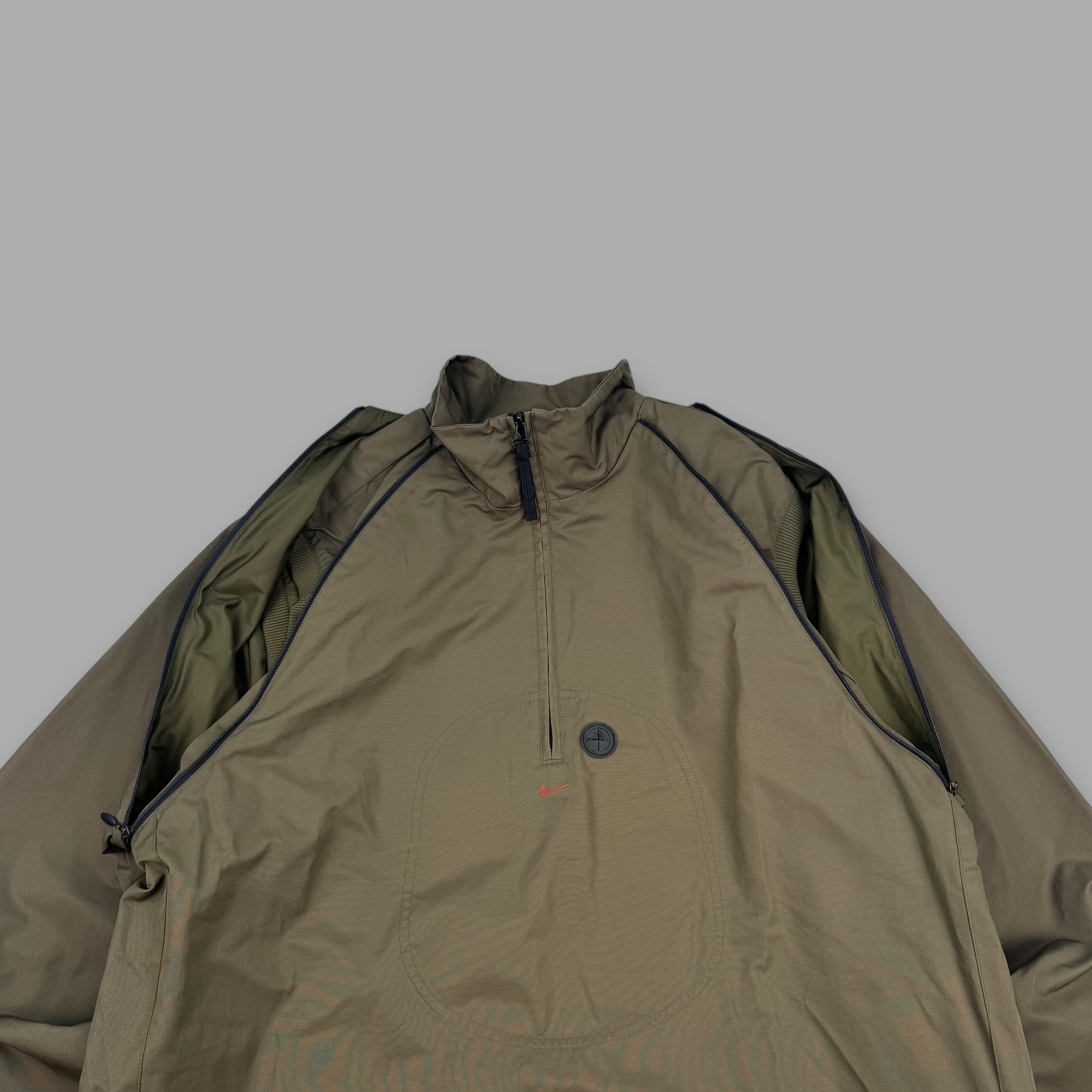 Nike 2000's technical 2in1 convertible MP3 shell jacket (L)