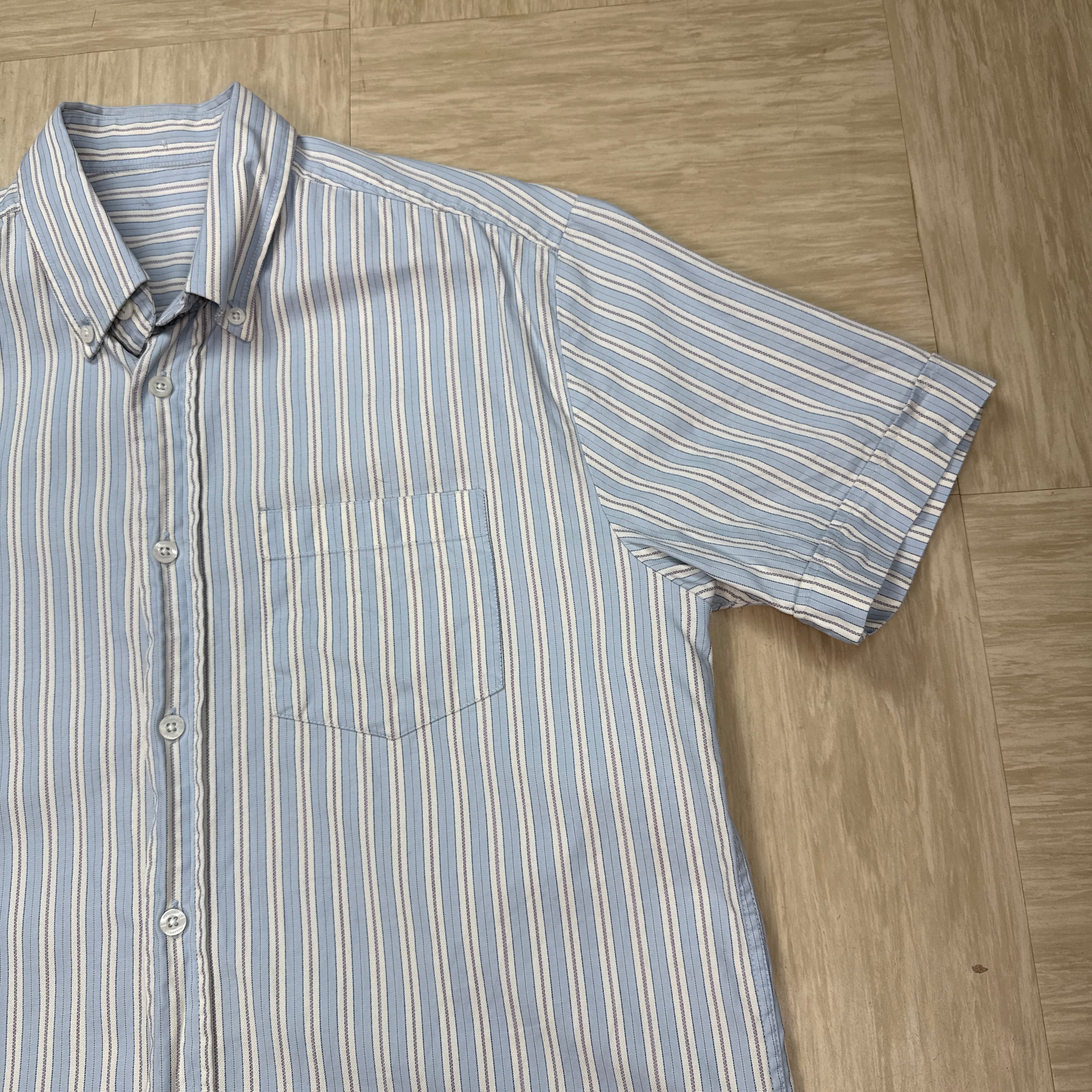 Peter werth button up striped shirt (S)