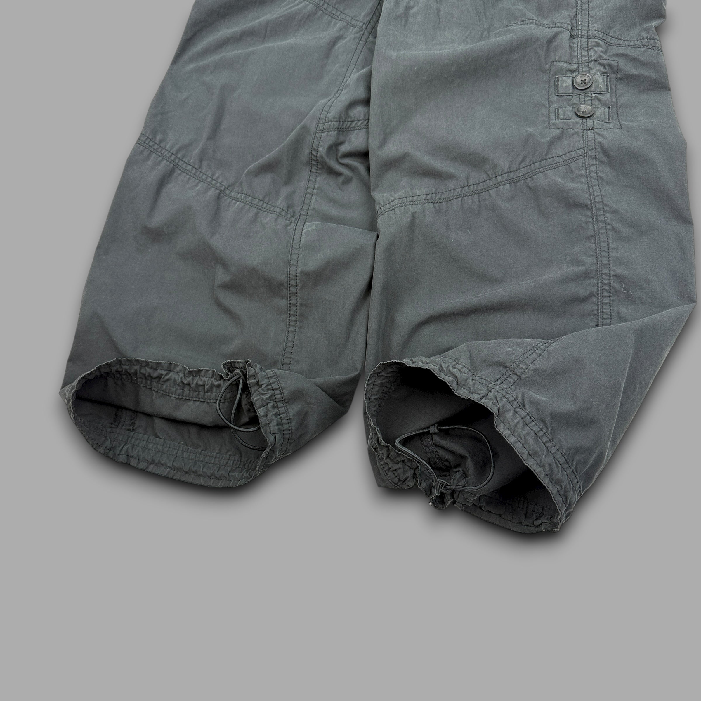 Nike 2000's technical baggy wide leg parachute bottoms (S)