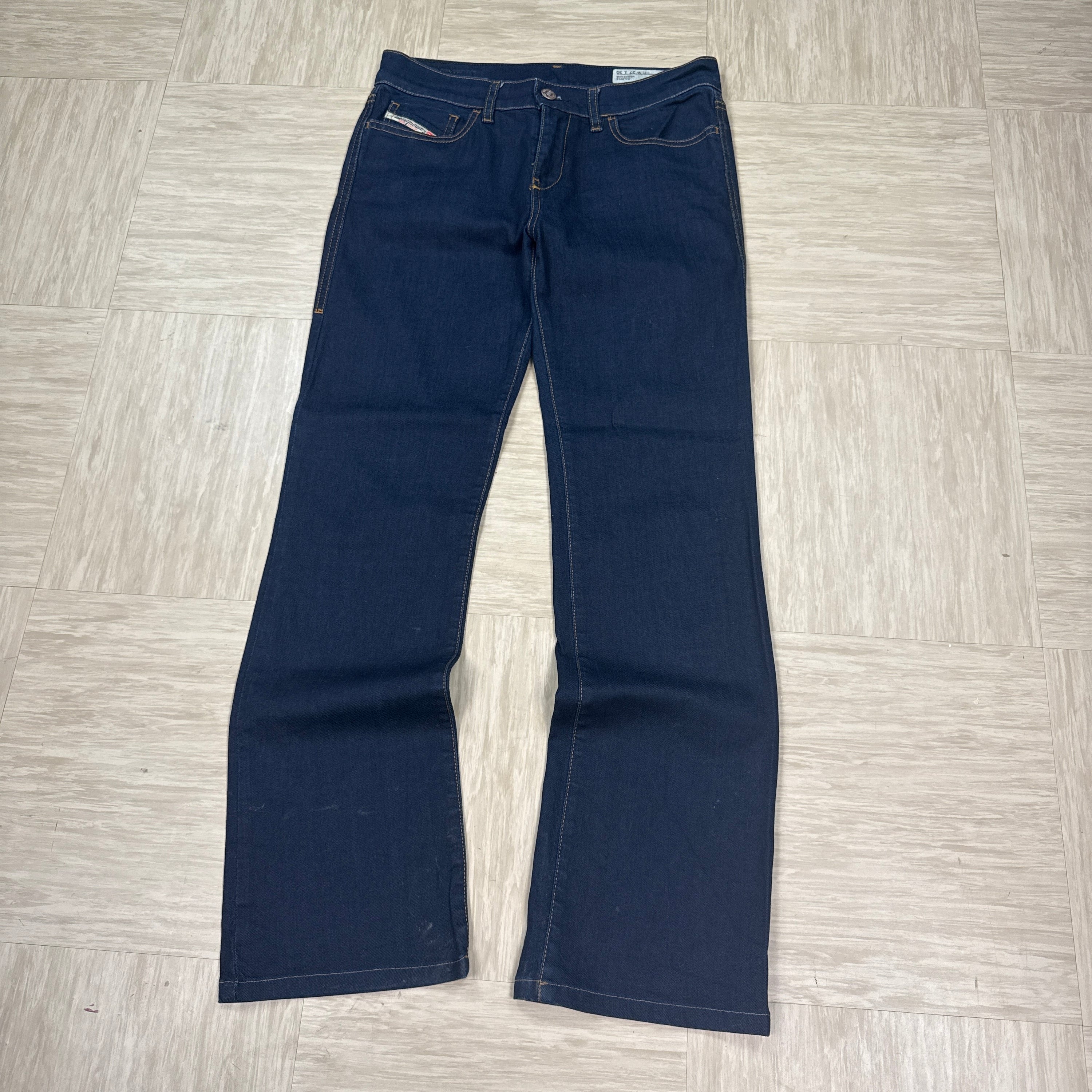 Diesel 2000's dark regular slim bootcut jeans (S)