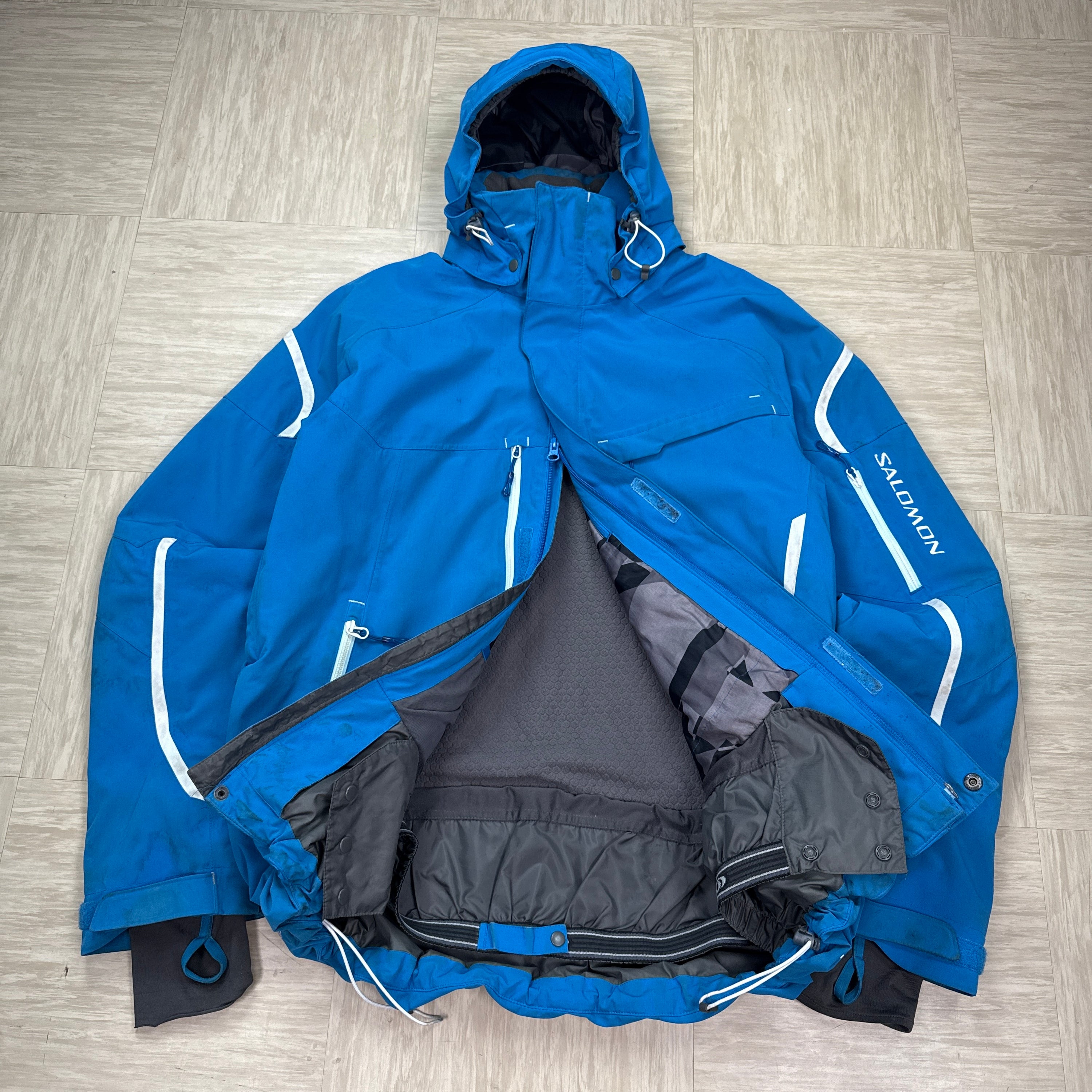 Salomon 2011 technical clima pro storm softshell ski jacket (L)