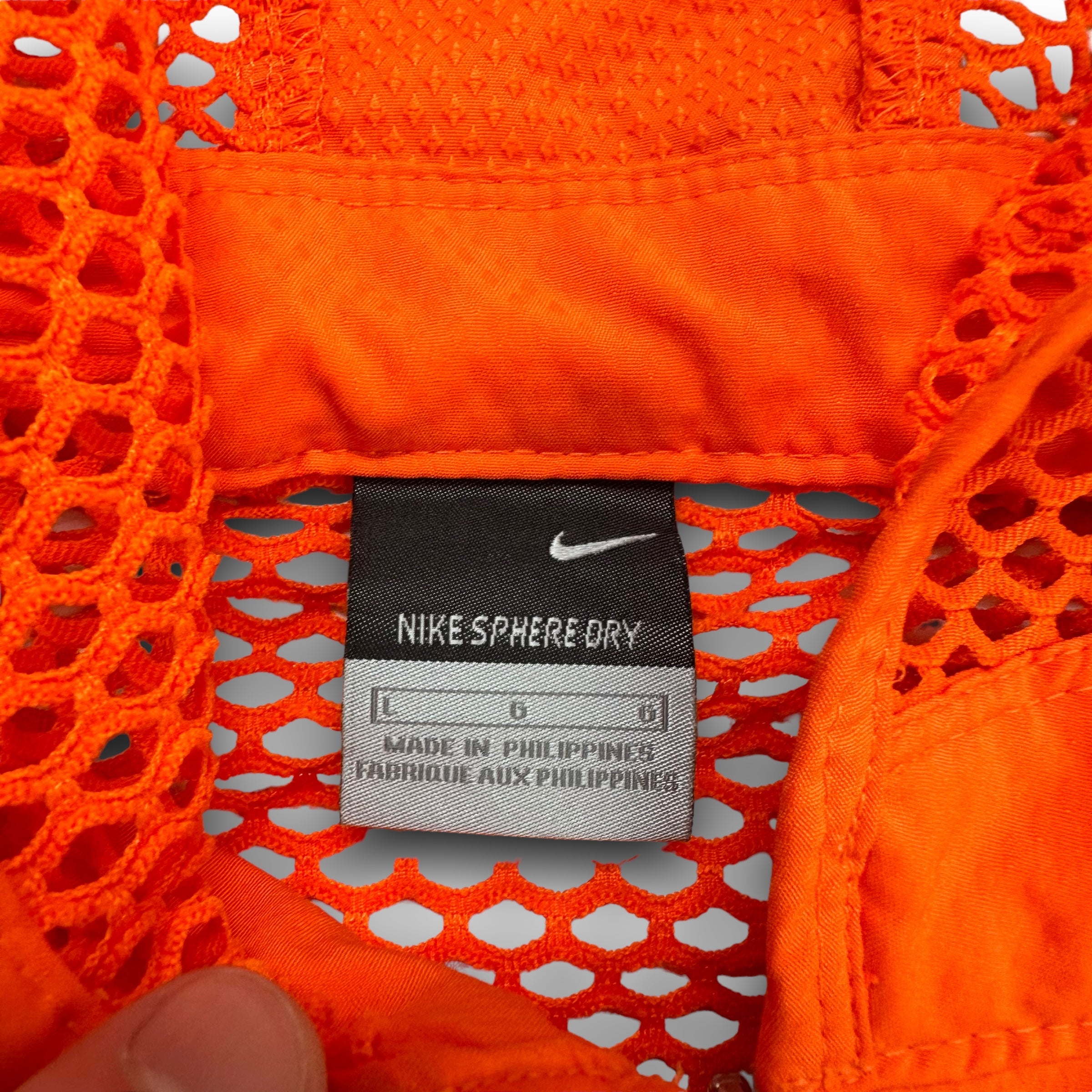 Nike 2000's sphere dry technical mesh netting hoodie (L) wms