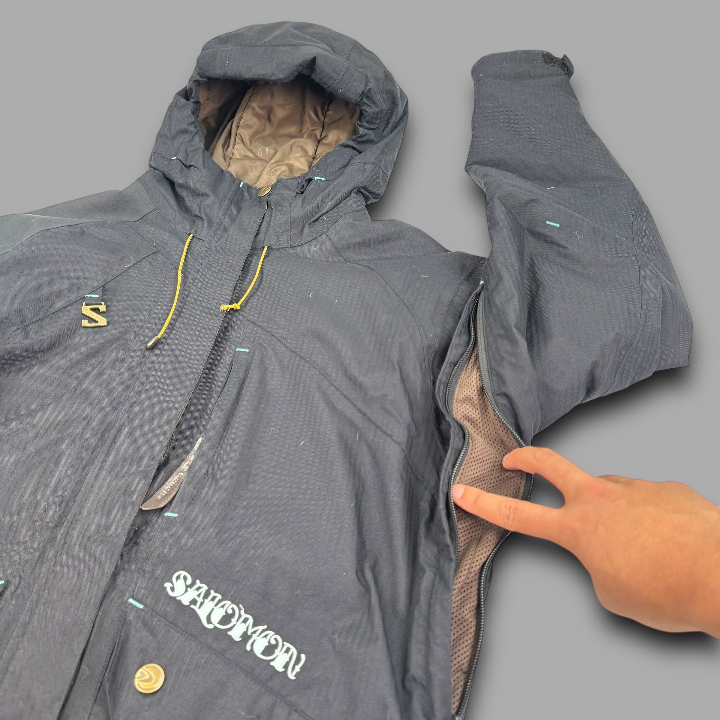 Salomon 2008 technical pinstripe clima pro ski jacket (M)