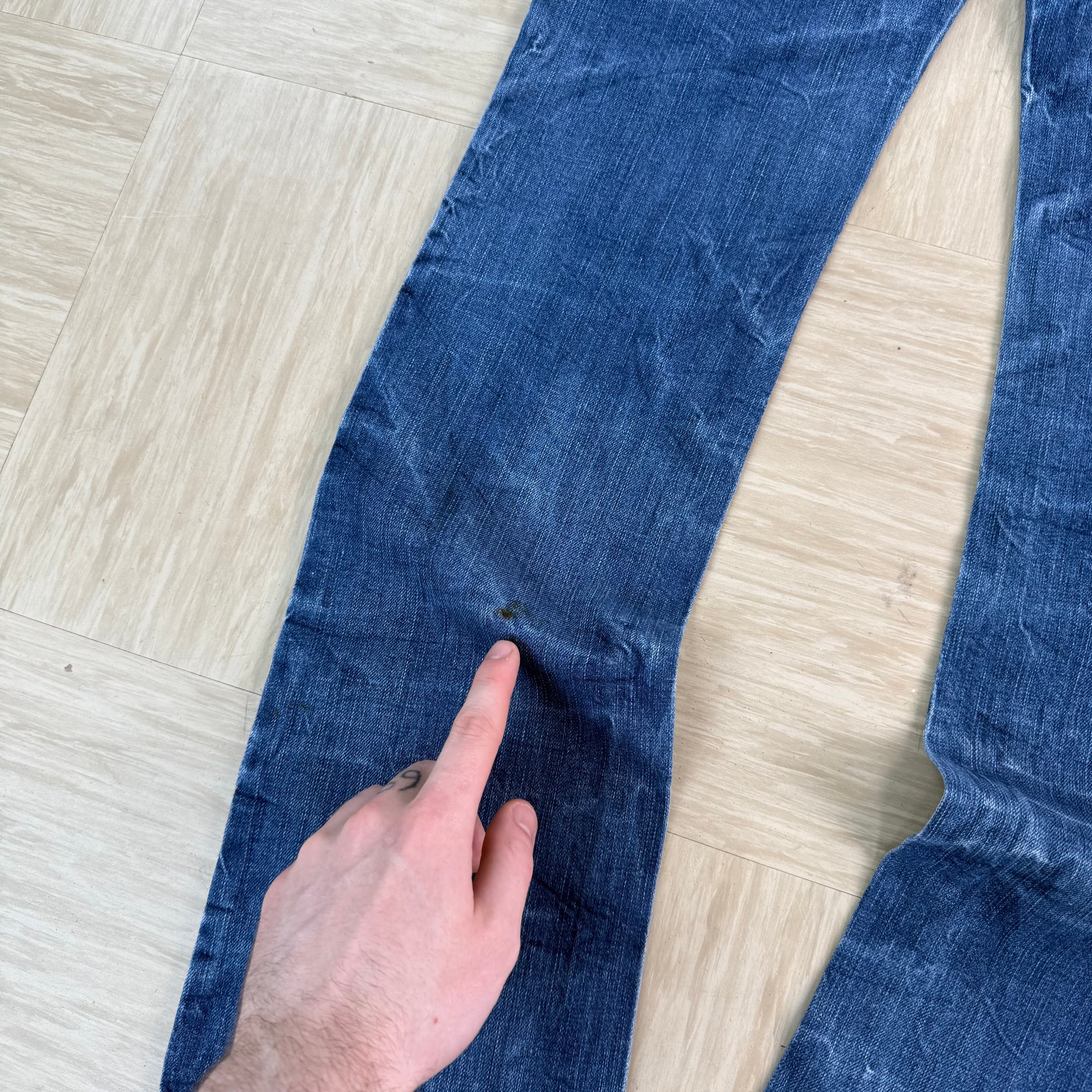 Diesel 2000's fitted washed denim ronhary bootcut jeans (S)