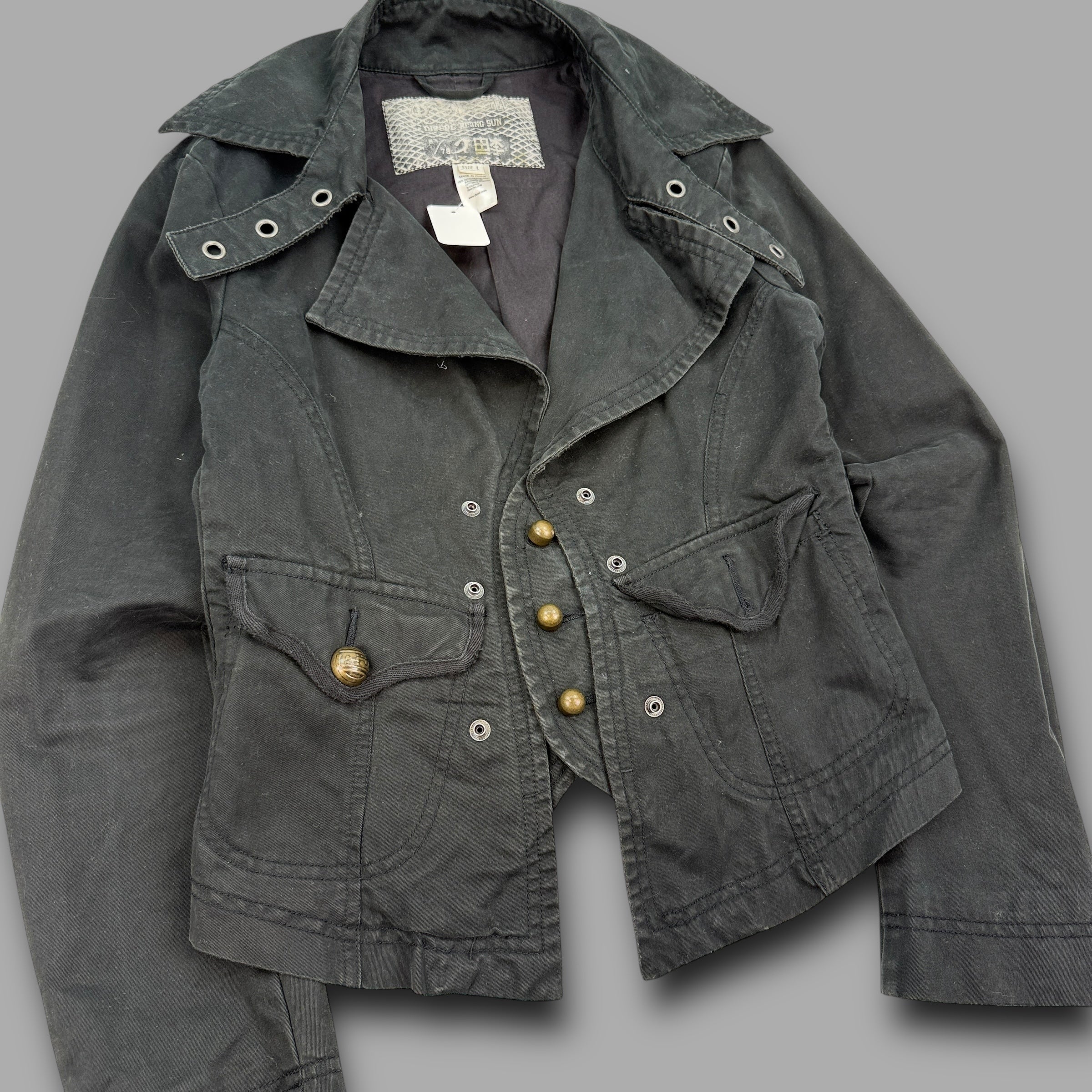 Diesel 2000's technical button closure blazer jacket (L) wms